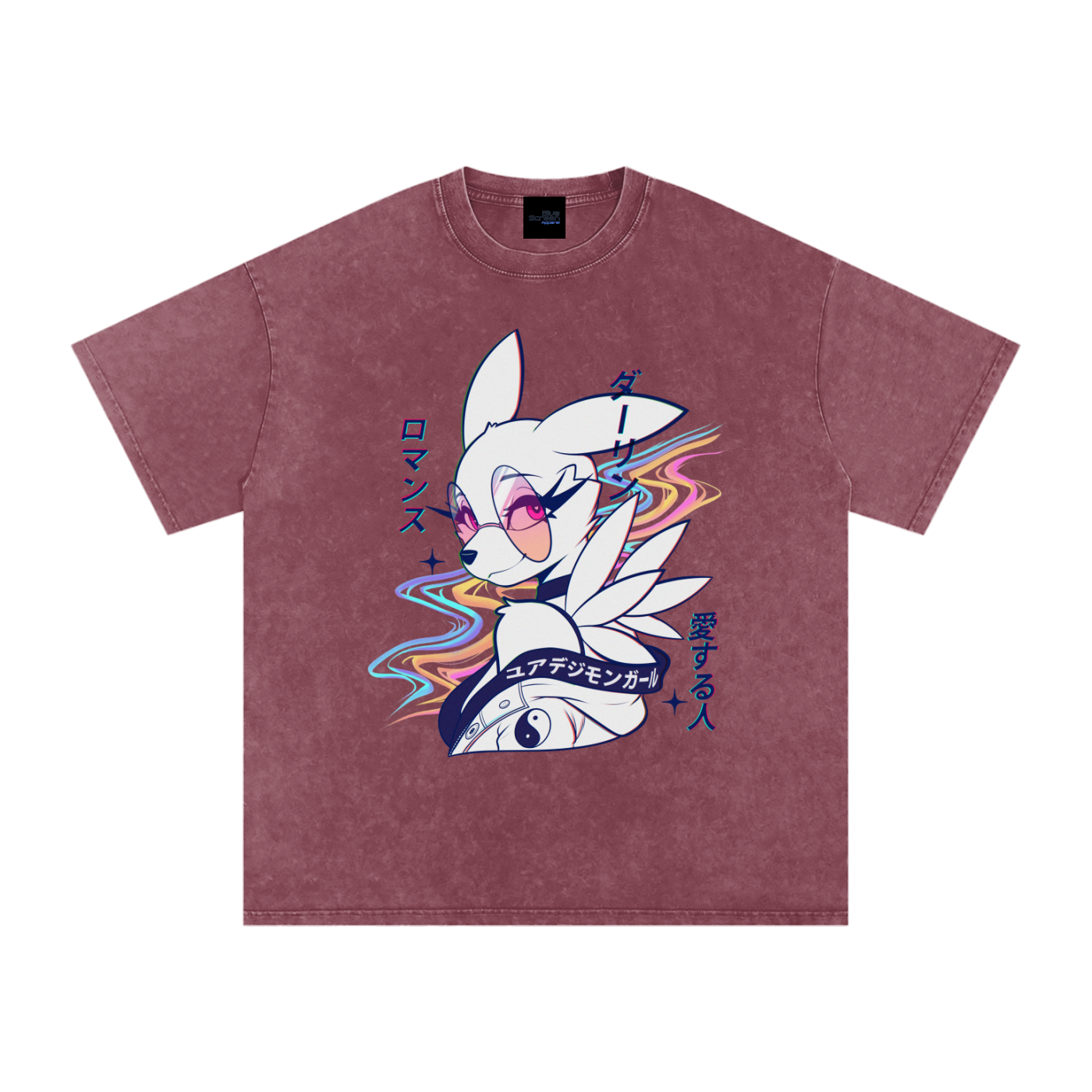 YourDigimonGirl "Rose Pink Eyes" Snow Wash Tee