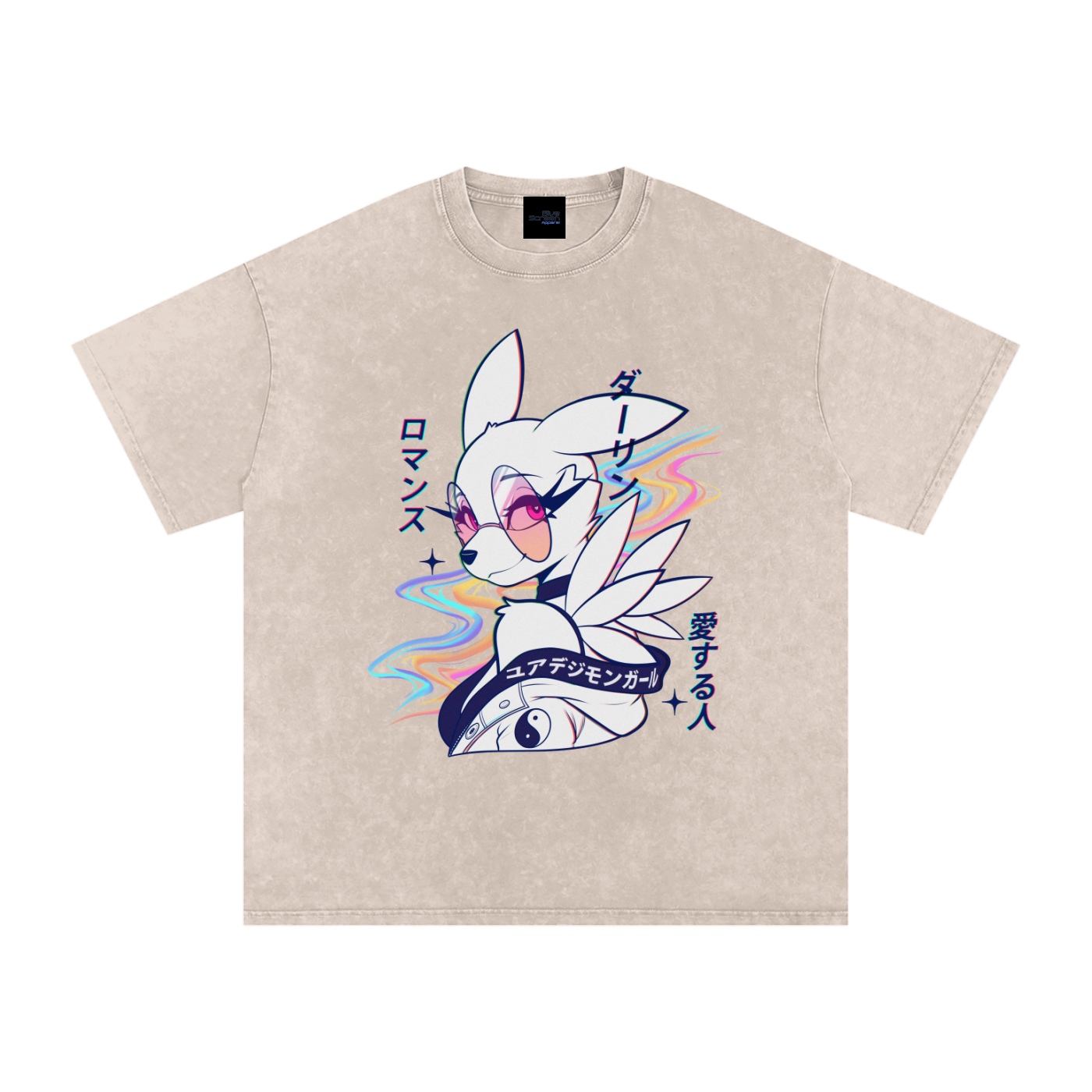 YourDigimonGirl "Rose Pink Eyes" Snow Wash Tee