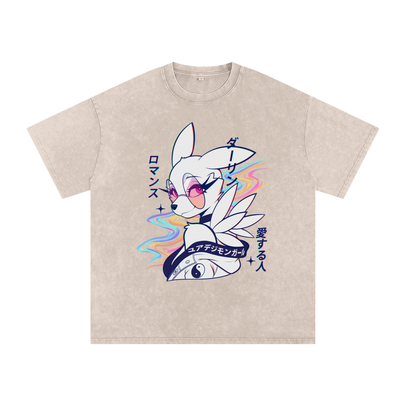 YourDigimonGirl "Rose Pink Eyes" Snow Wash Tee