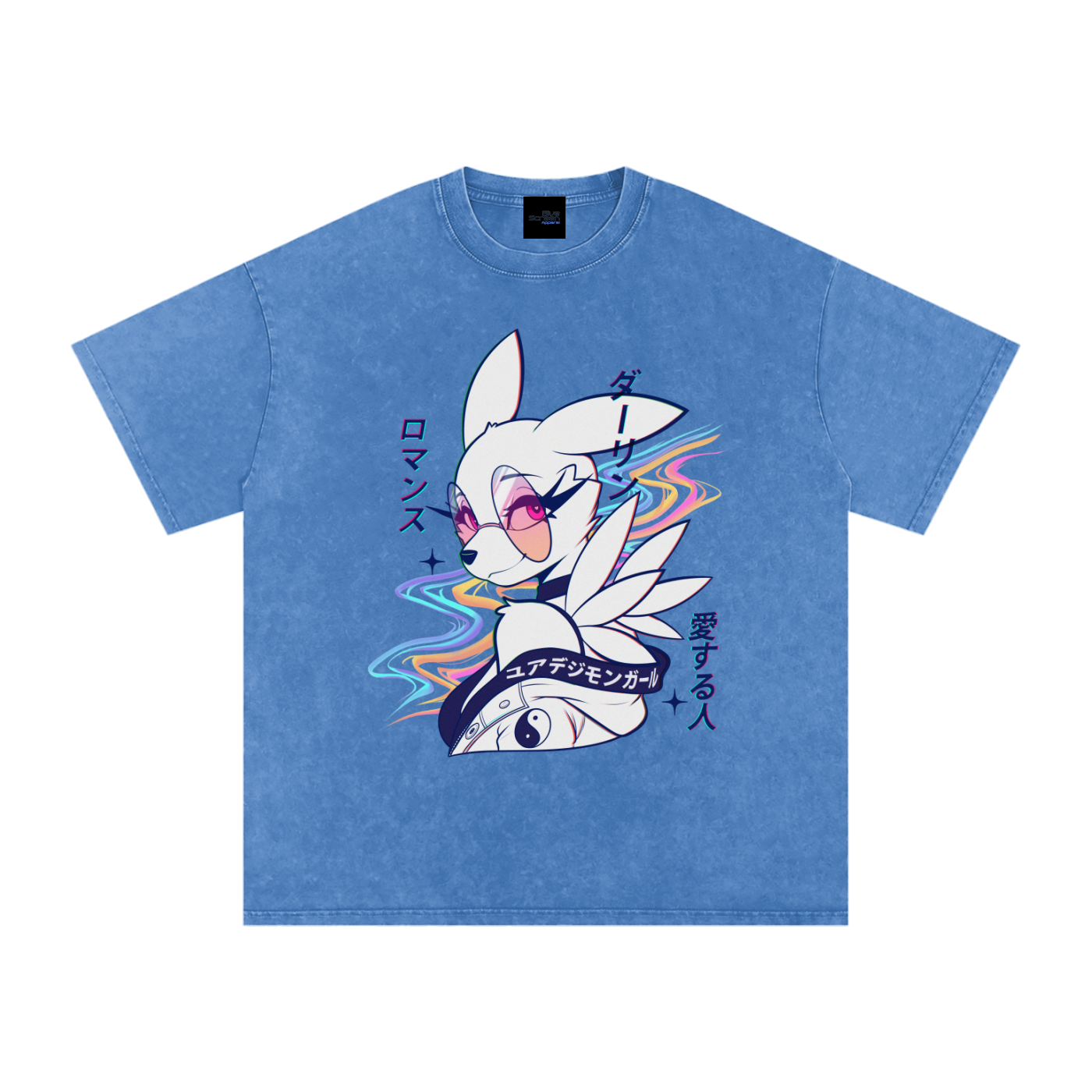 YourDigimonGirl "Rose Pink Eyes" Snow Wash Tee