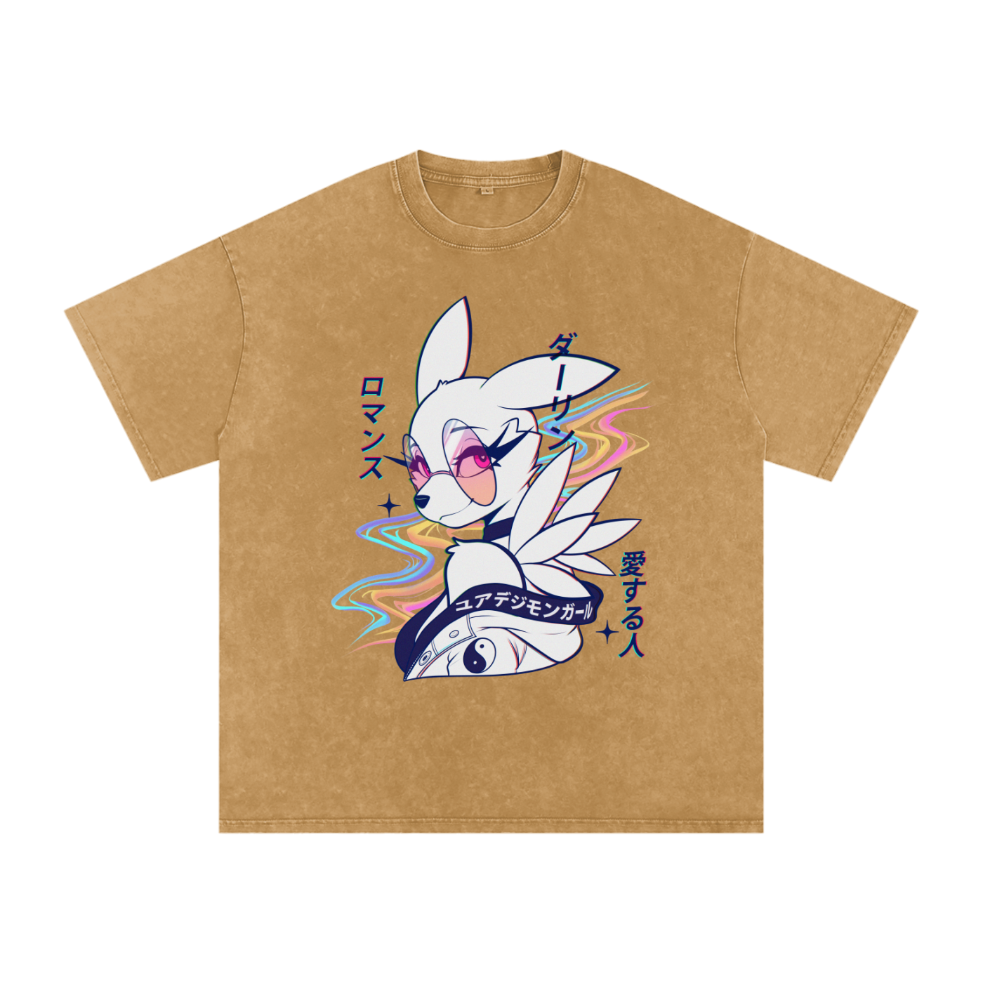 YourDigimonGirl "Rose Pink Eyes" Snow Wash Tee