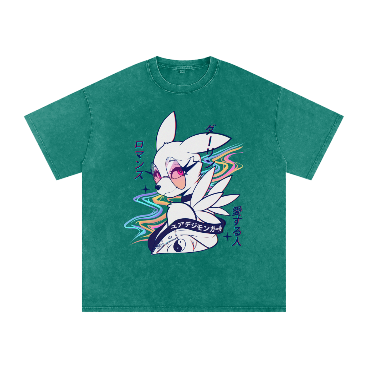 YourDigimonGirl "Rose Pink Eyes" Snow Wash Tee