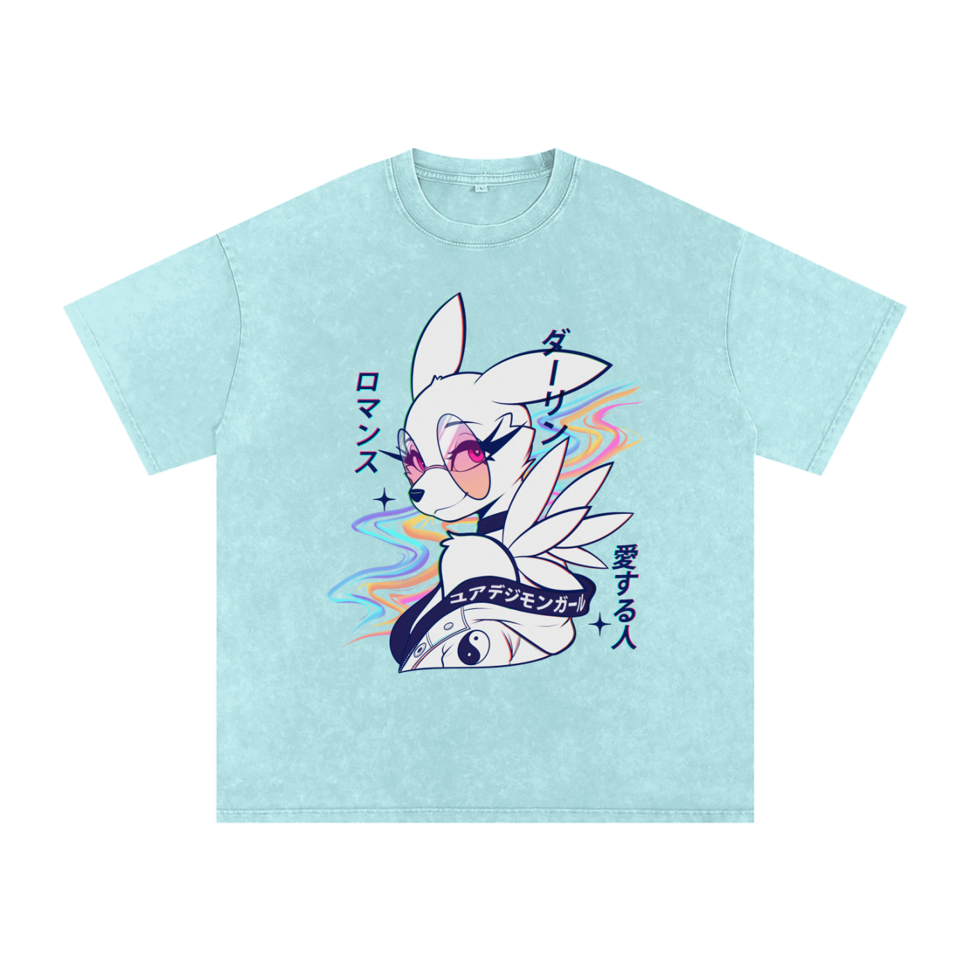 YourDigimonGirl "Rose Pink Eyes" Snow Wash Tee