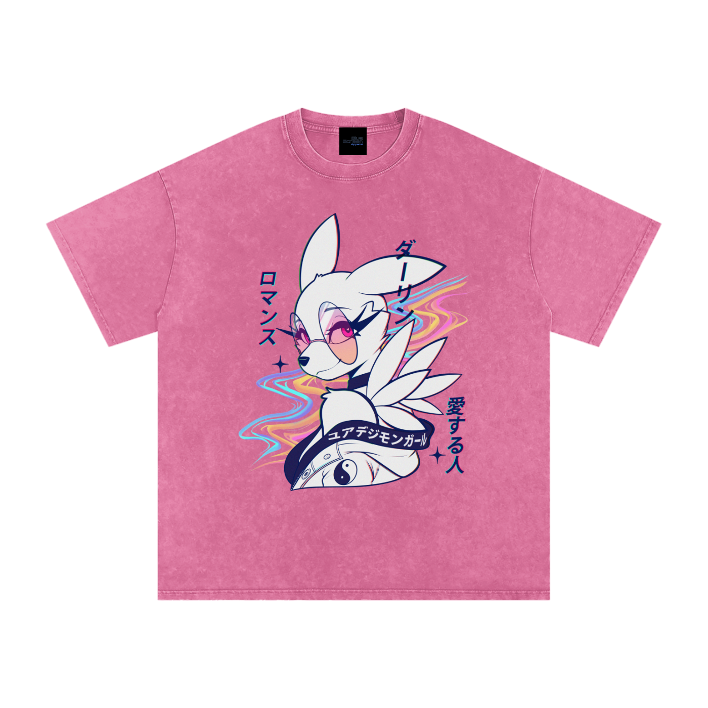 YourDigimonGirl "Rose Pink Eyes" Snow Wash Tee