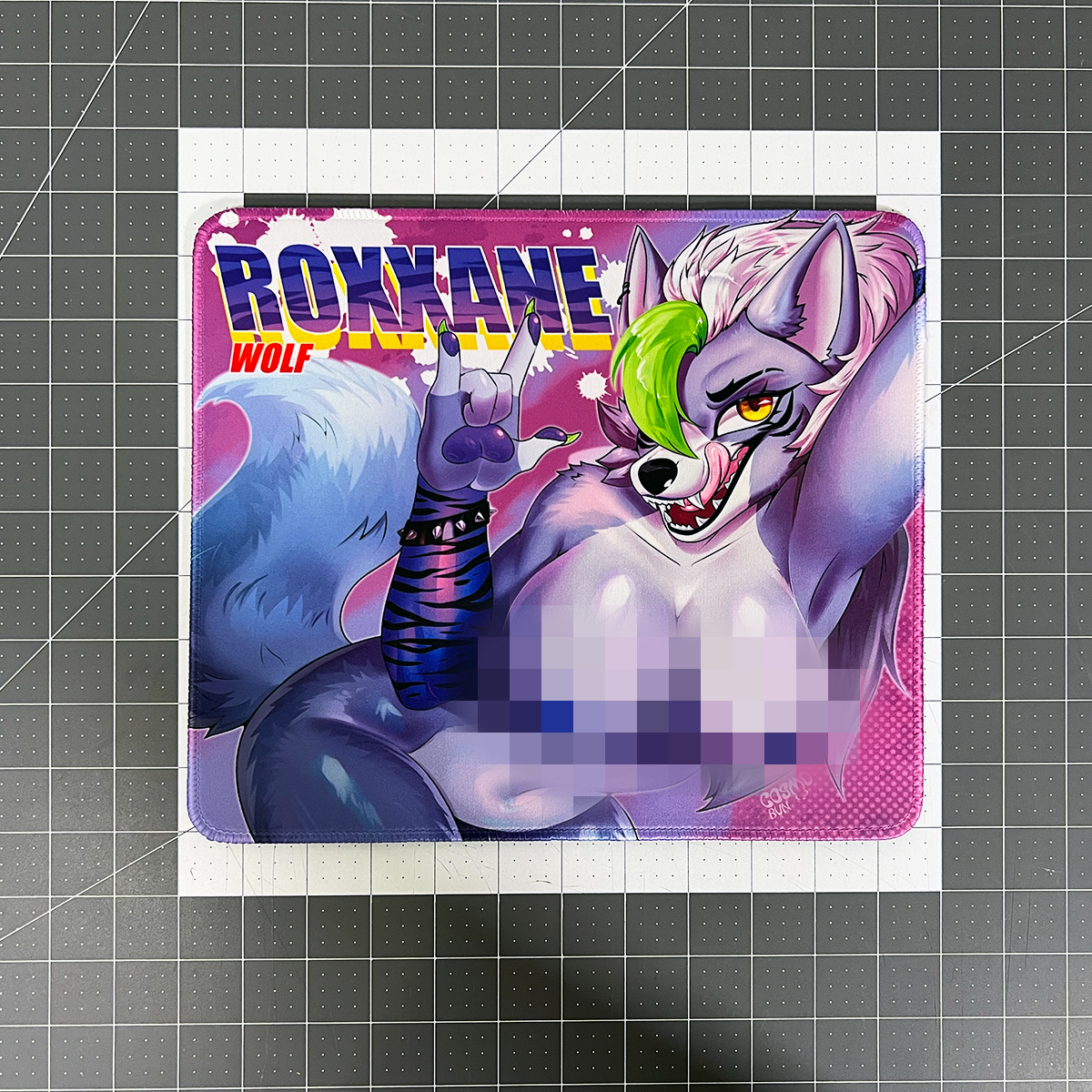 Cosmobun - Roxxane Wolf Mousepad
