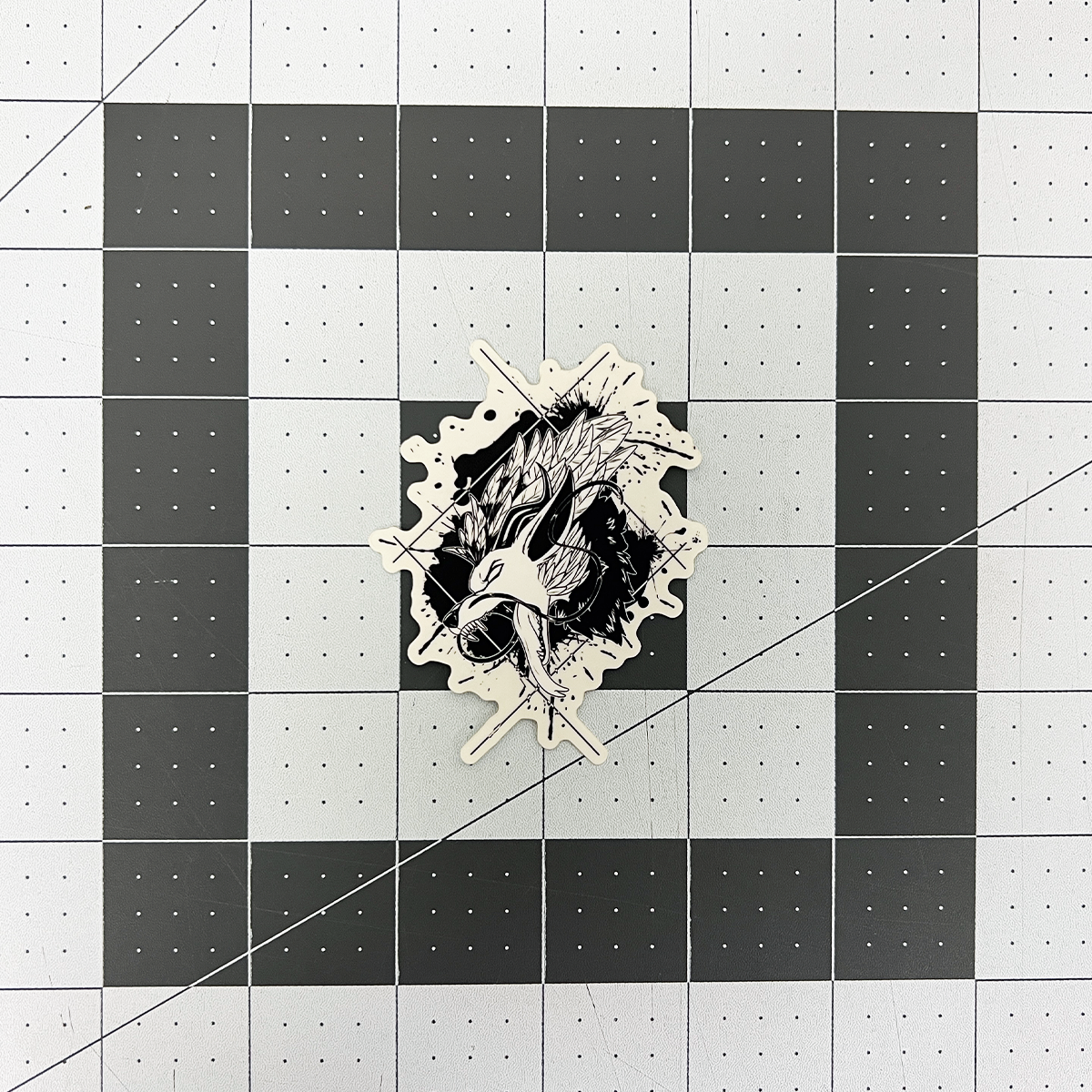 Devious - Splatter Scream Sticker