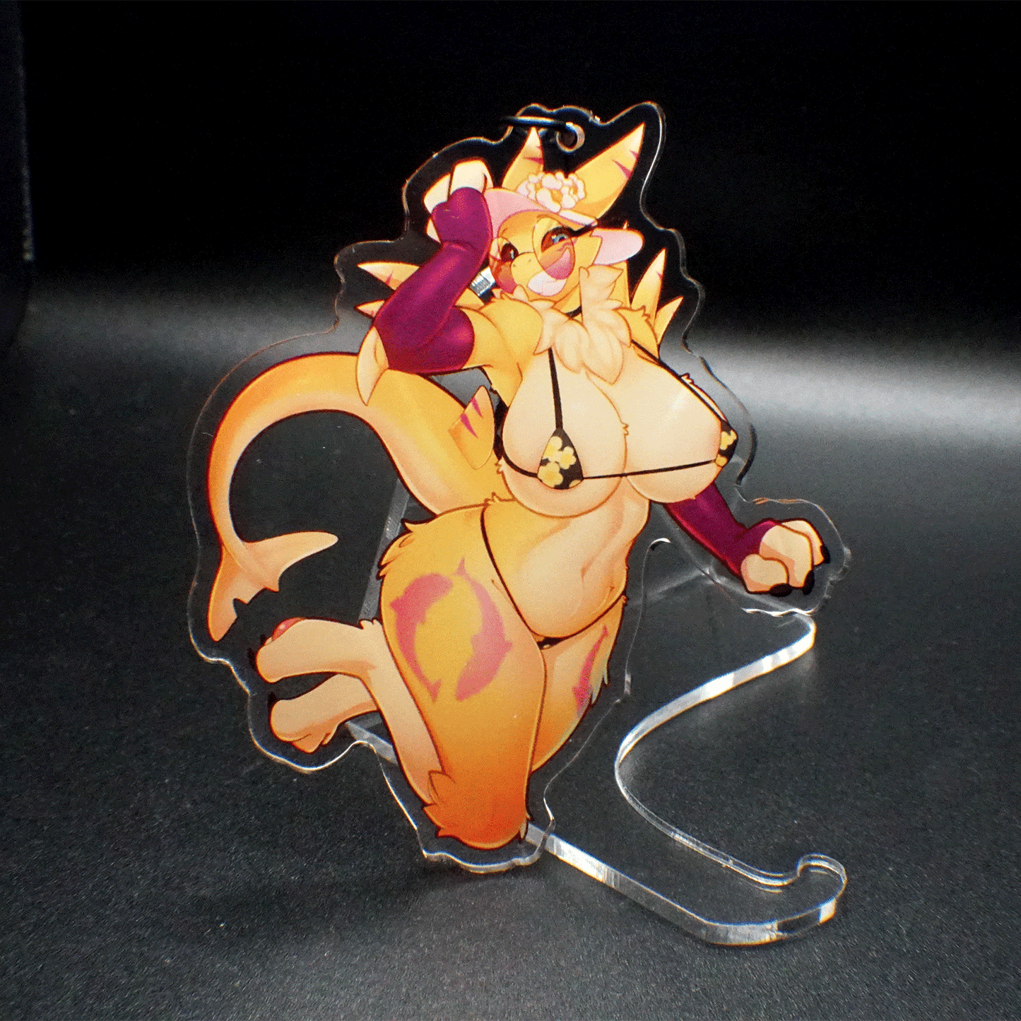 YourDigimonGirl "Shorkini" Acrylic Keychain