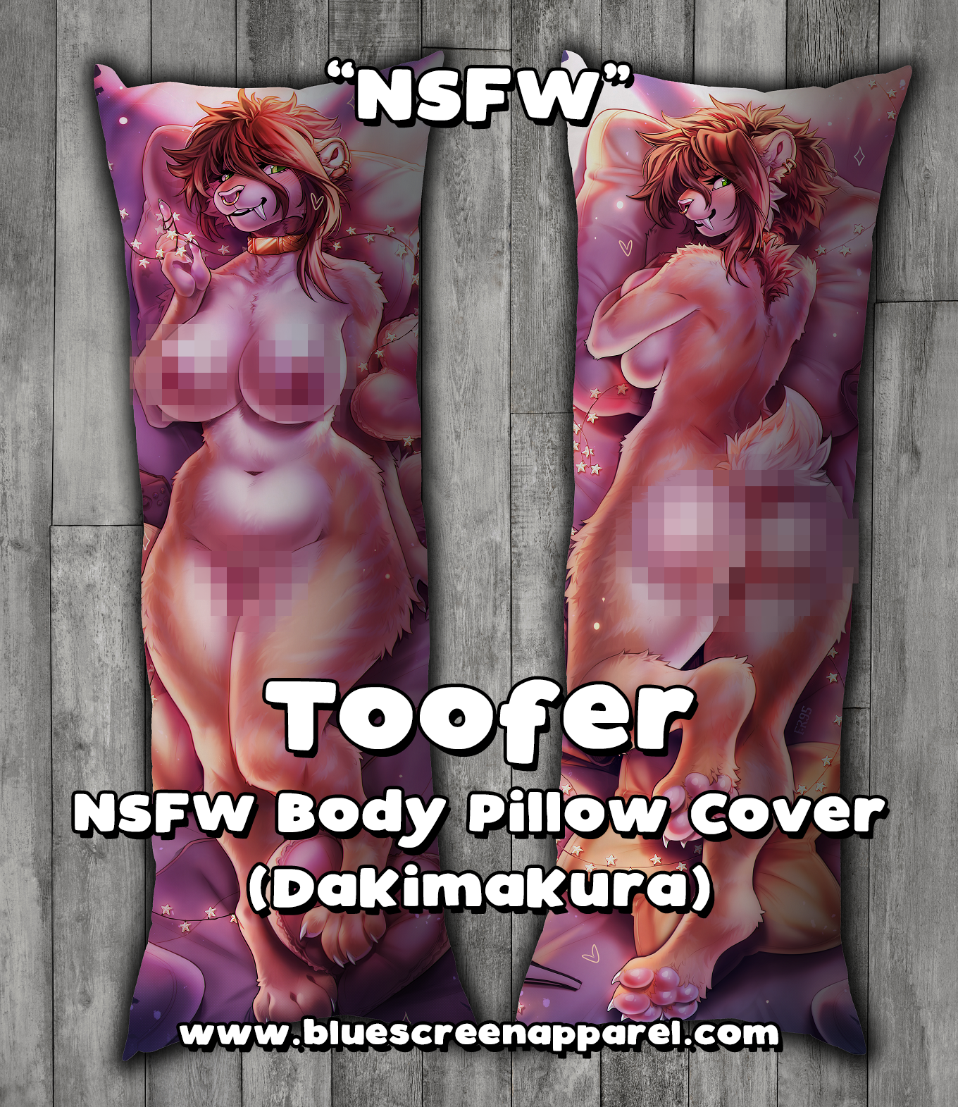 Toofer Dakimakura Body Pillow Cover