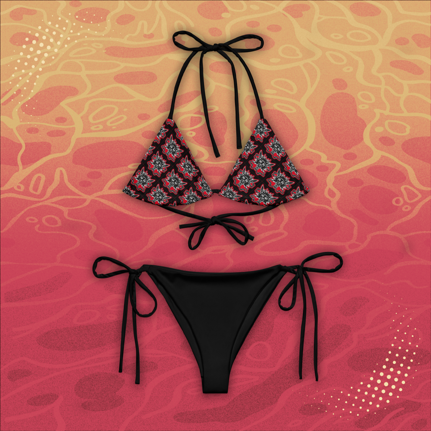 Pine Warden "Skully" Bikini Top & Bottom