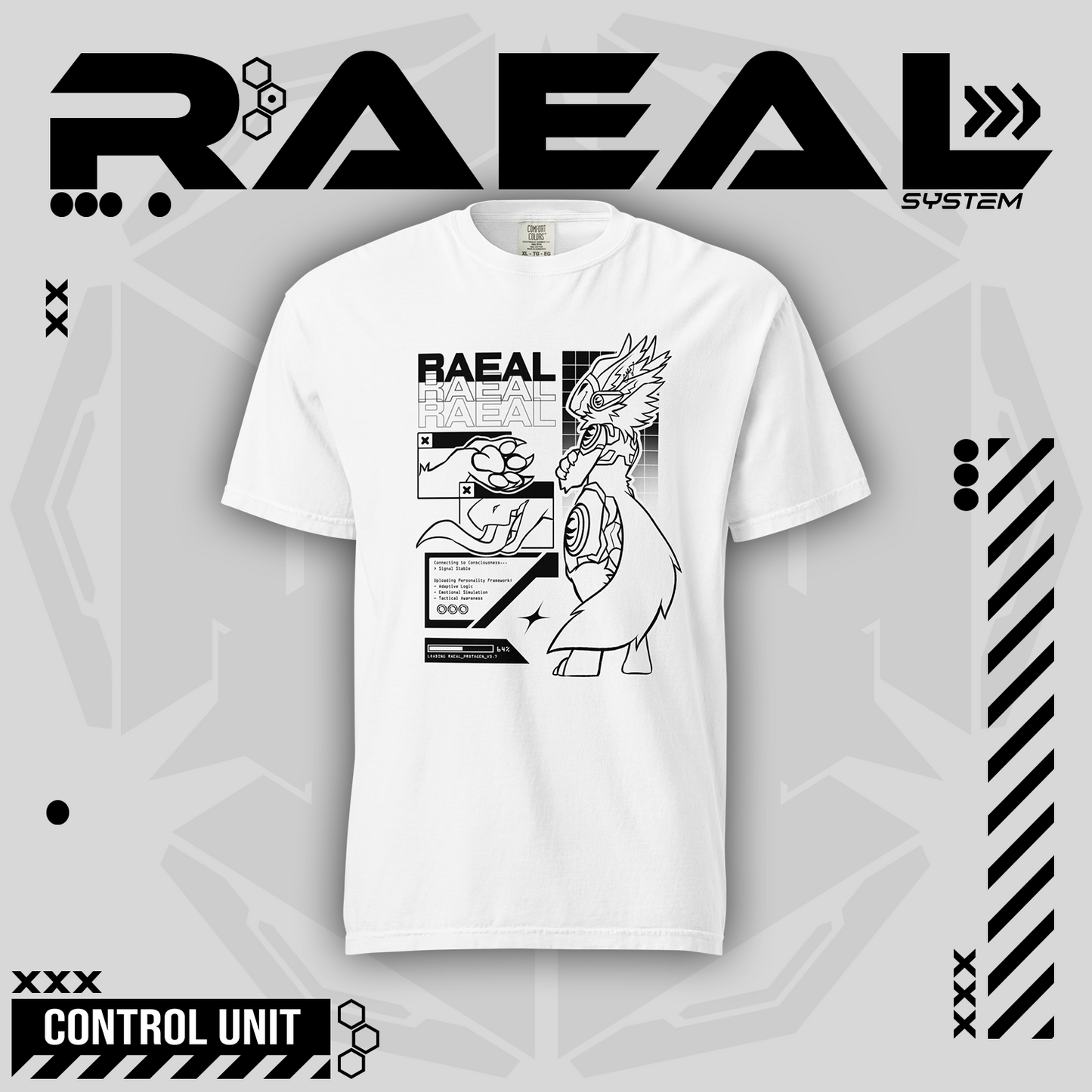 Raeal - Tech Wear Logo Tee