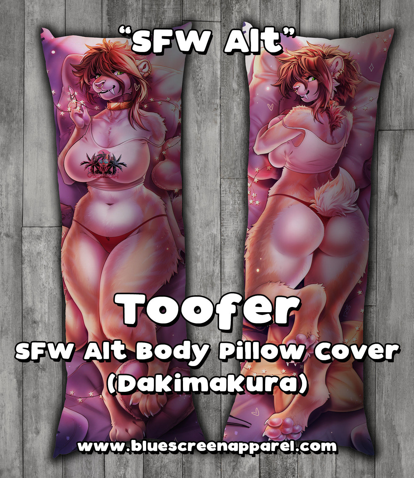 Toofer Dakimakura Body Pillow Cover