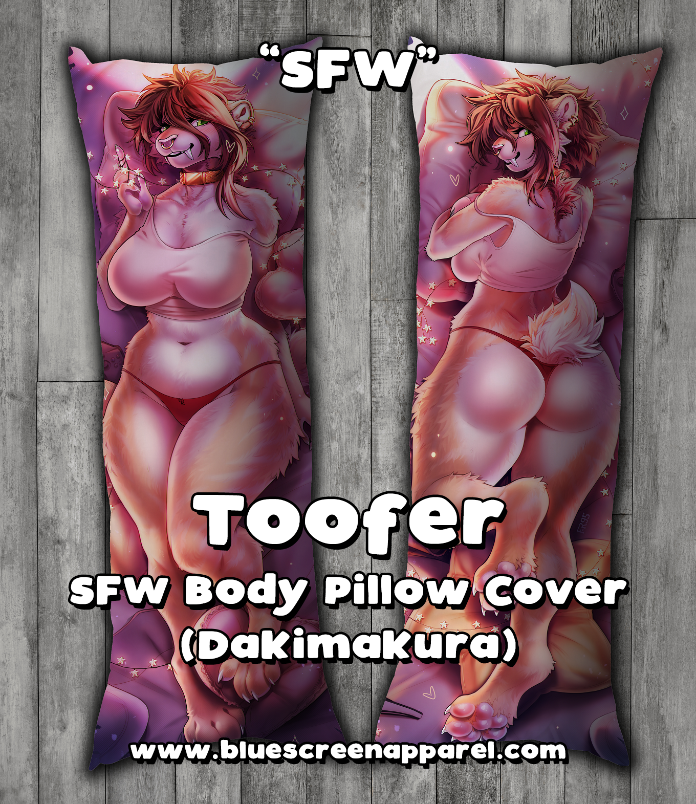 Toofer Dakimakura Body Pillow Cover