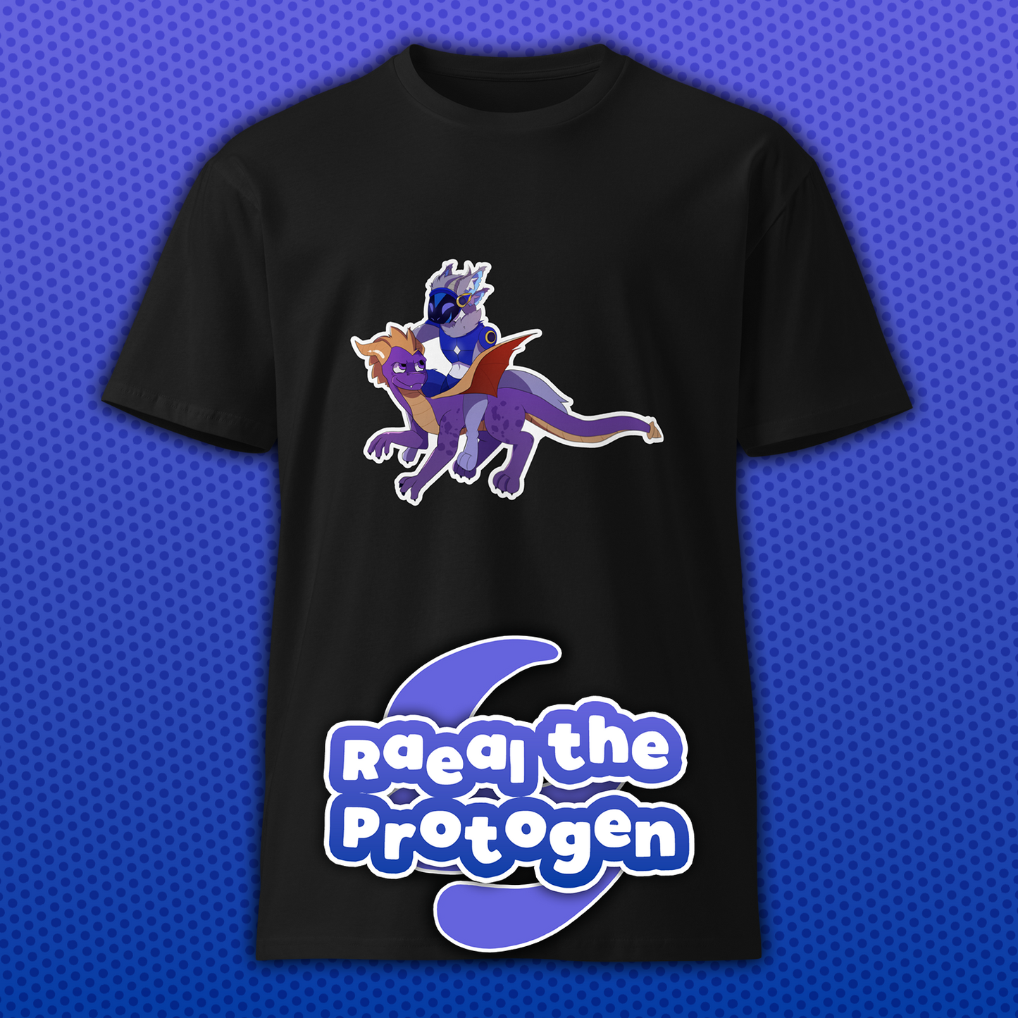 Raeal the Protogen "Dragon Ride" Logo Tee