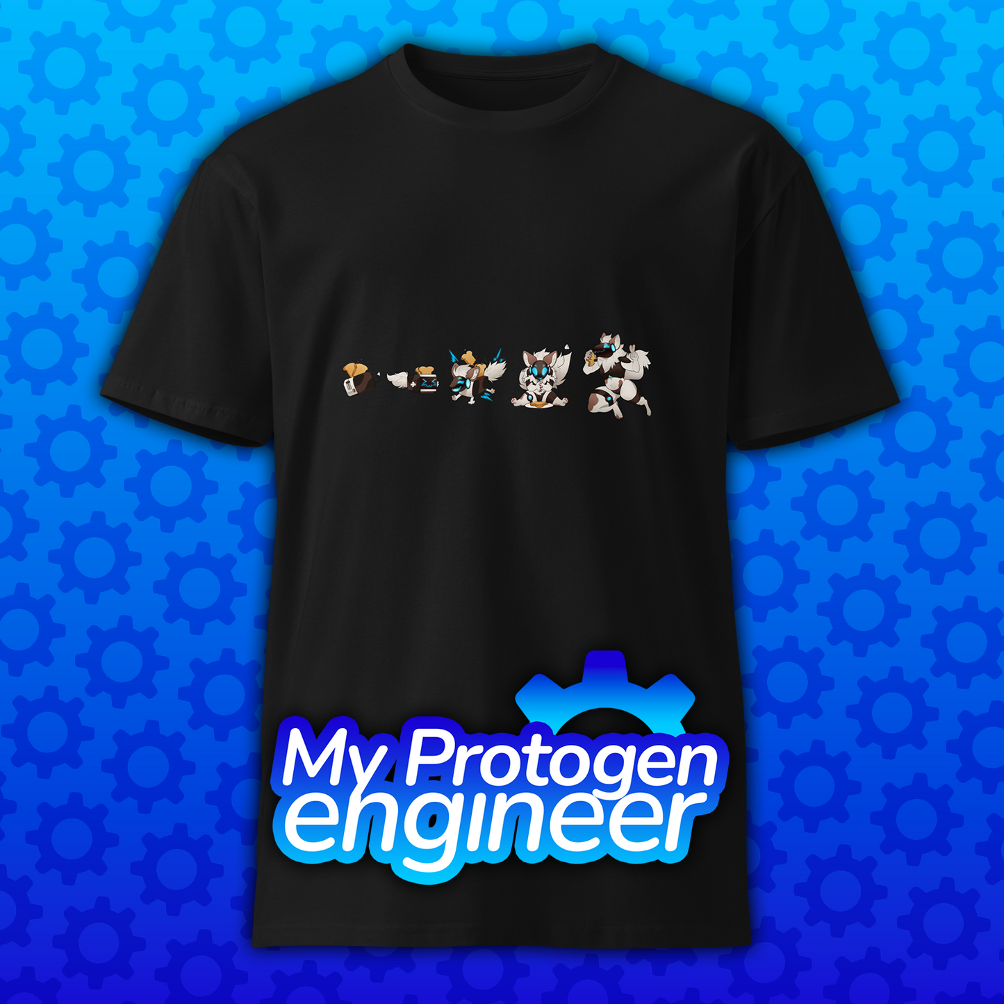 Xena the Protogen "Evolution" Logo Tee
