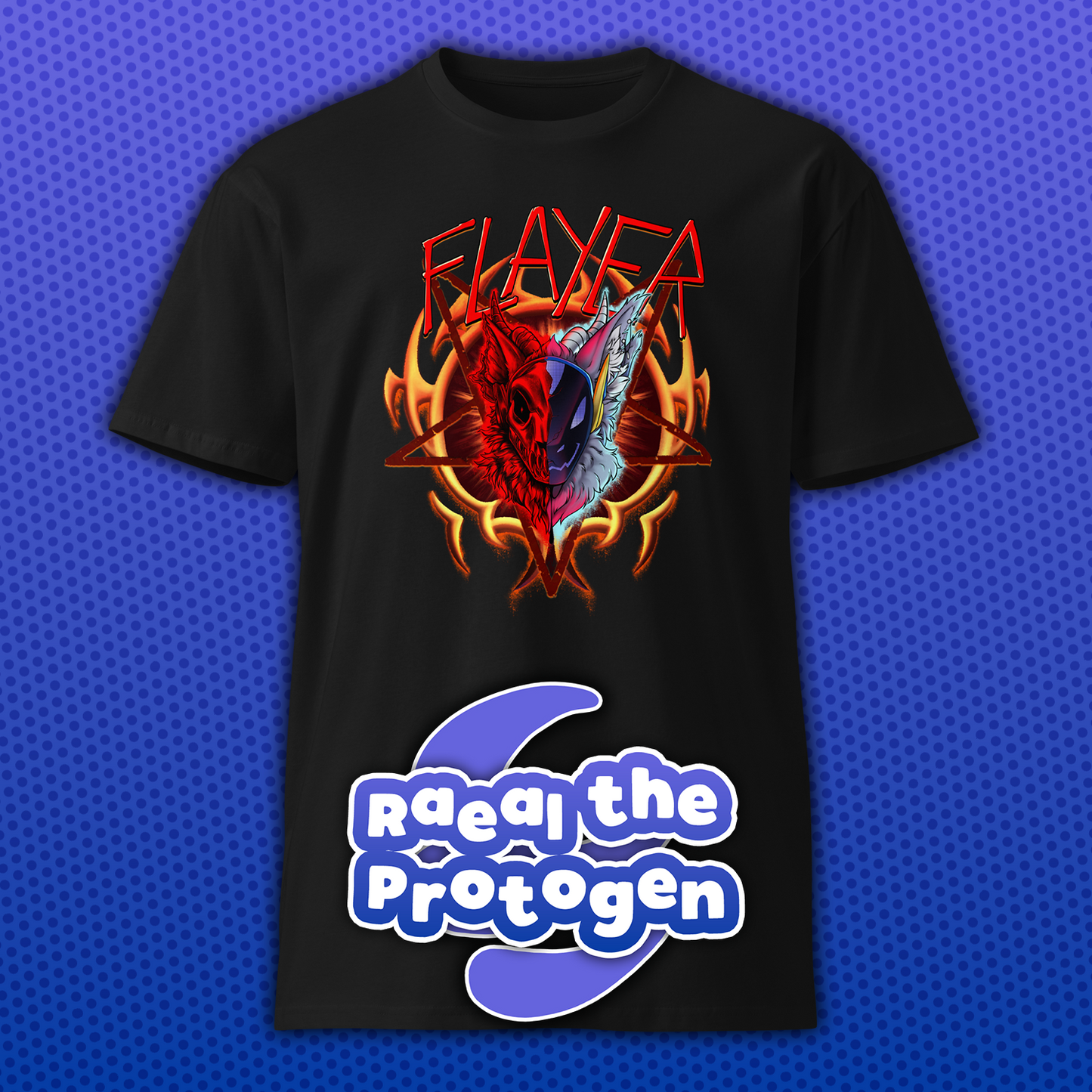 Raeal the Protogen "Flayer" Logo Tee