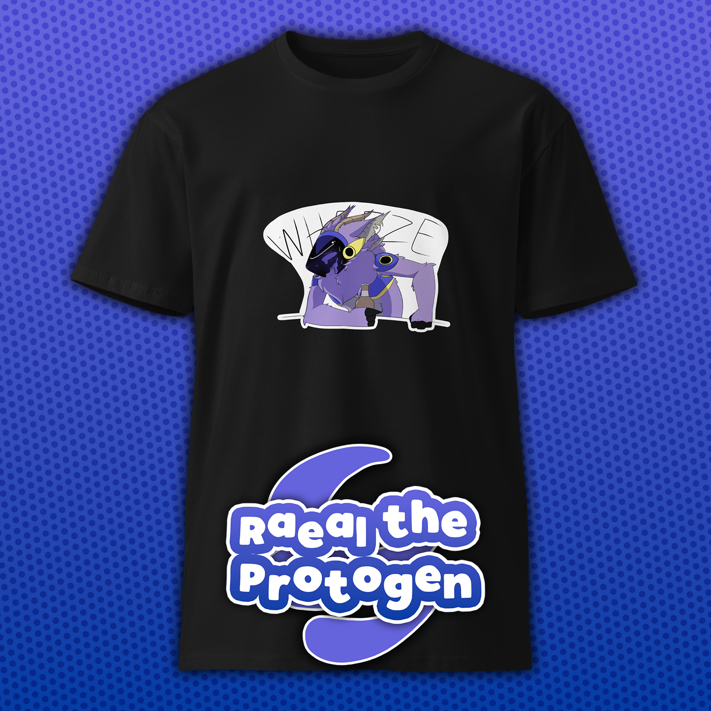 Raeal the Protogen "Wheeze" Logo Tee