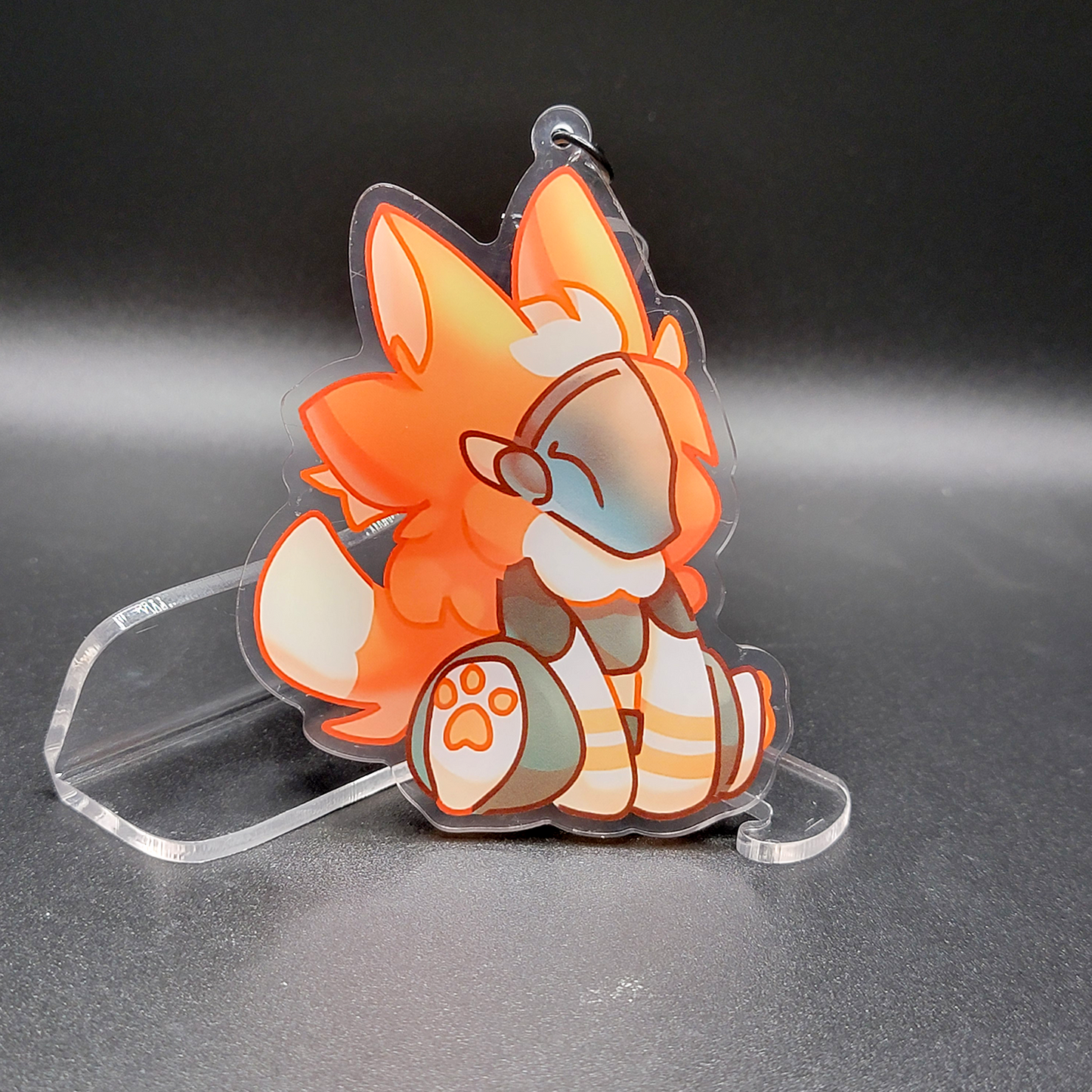 Sketchy "Sit" Keychain