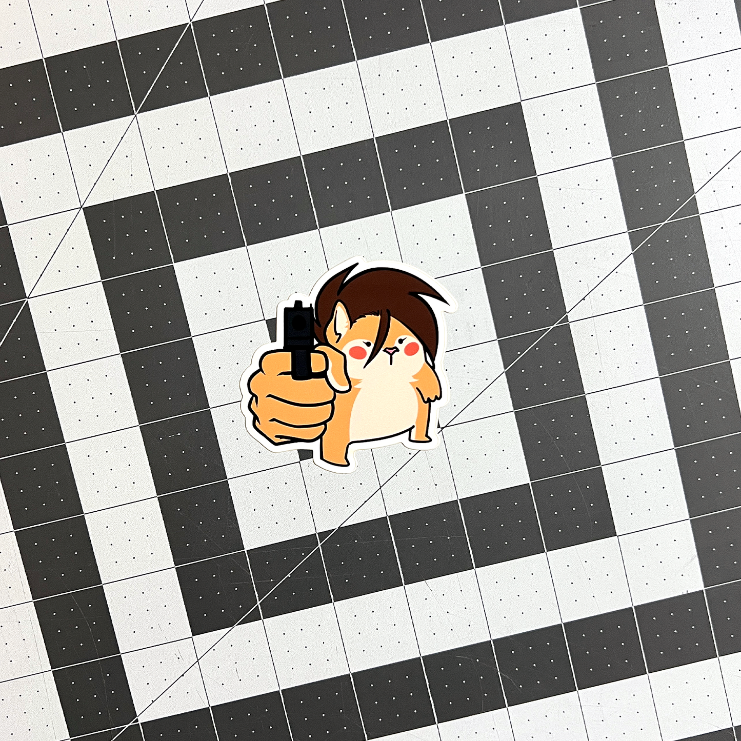 Toofer Gun Sticker