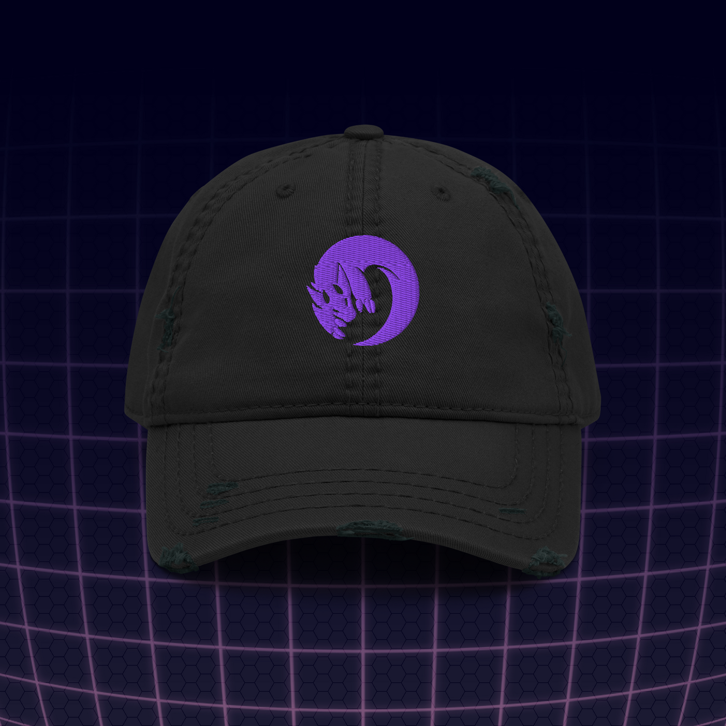 Wicker Cave "WICKERR0R" Distressed Embroidered Hat