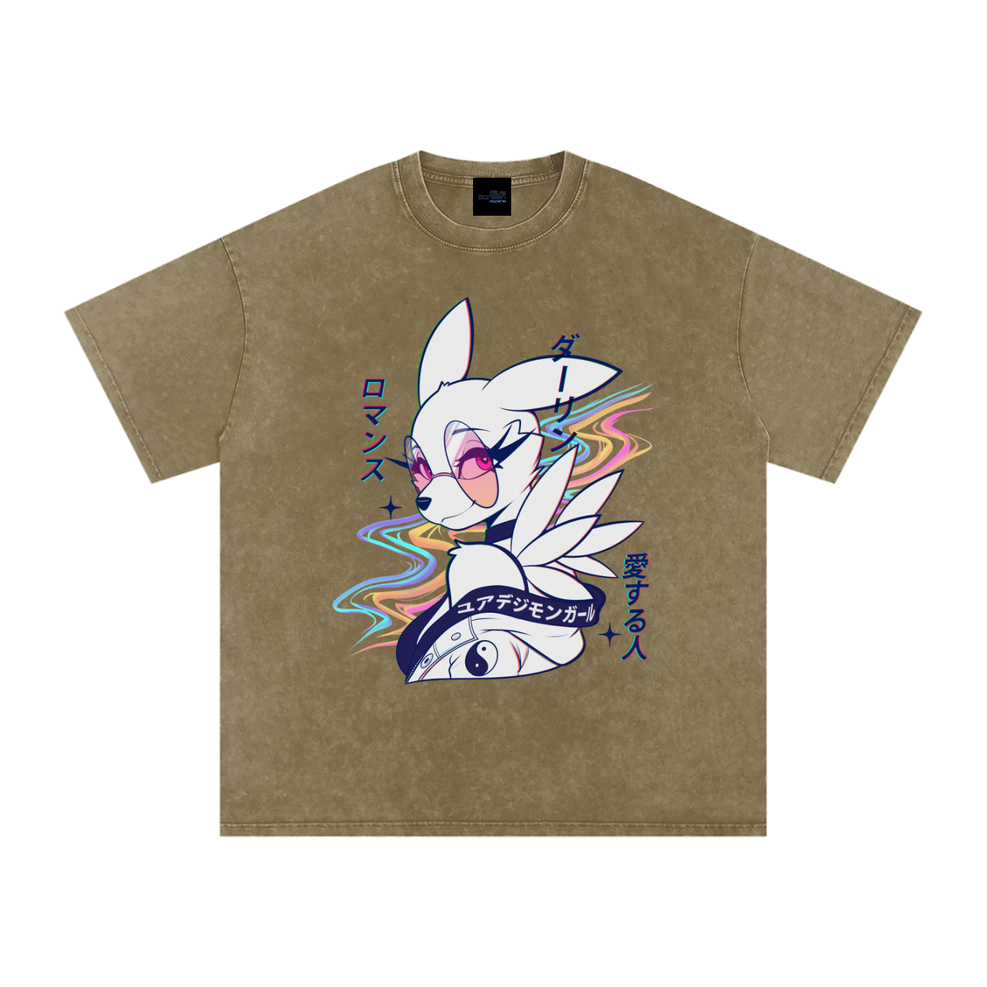 YourDigimonGirl "Rose Pink Eyes" Snow Wash Tee