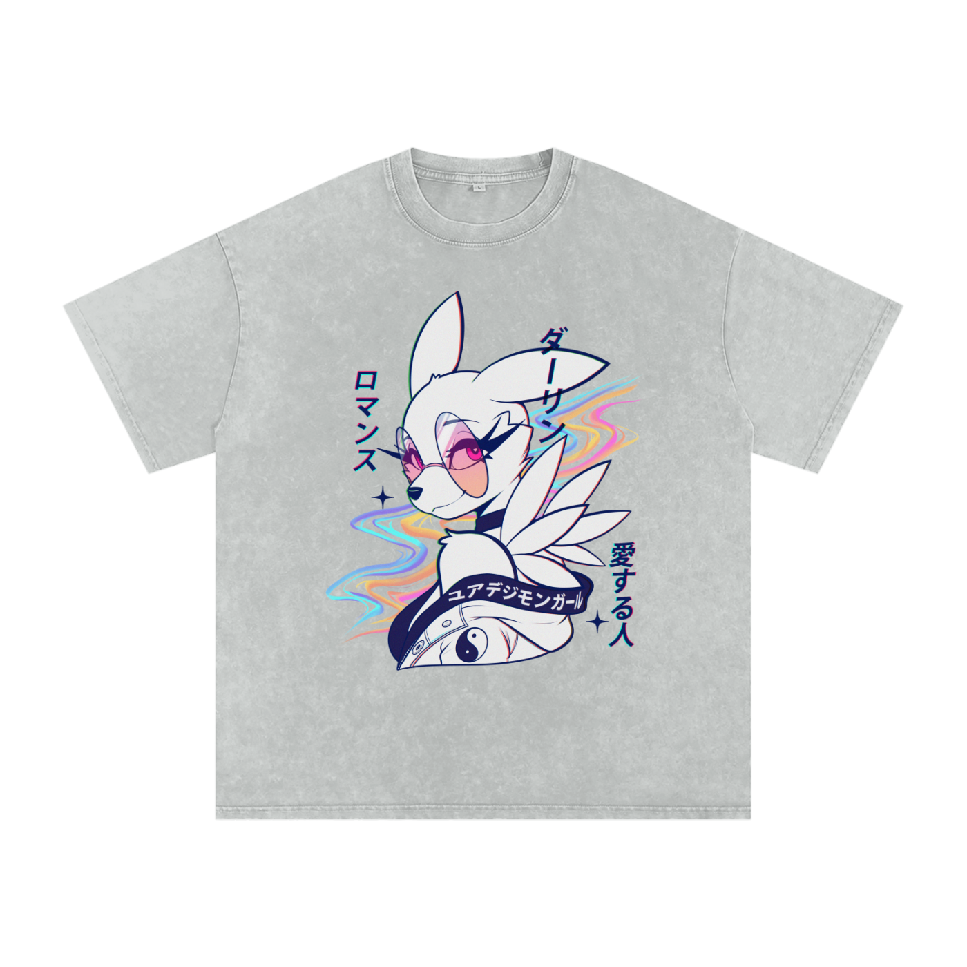 YourDigimonGirl "Rose Pink Eyes" Snow Wash Tee