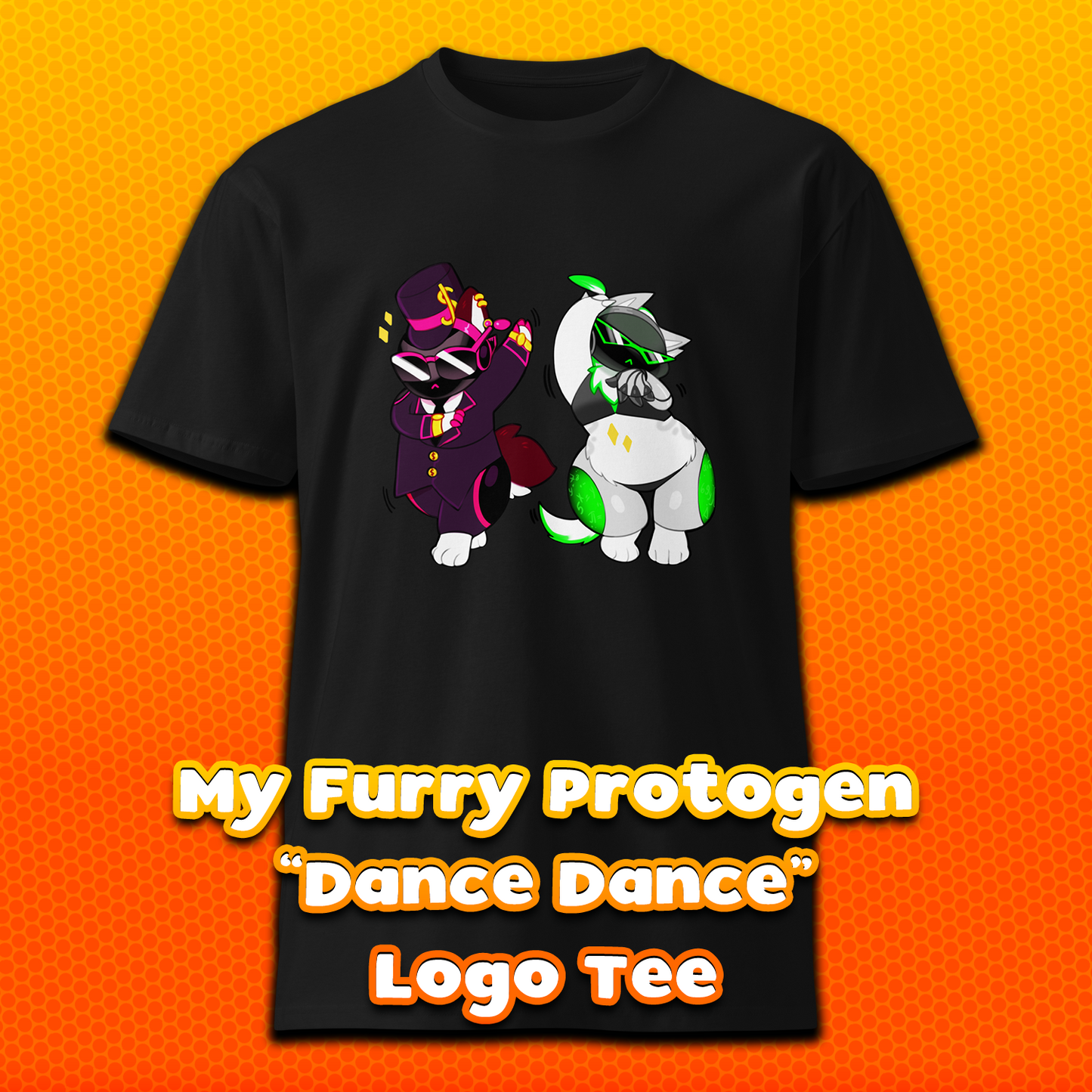 My Furry Protogen "Dance Dance" Logo Tee