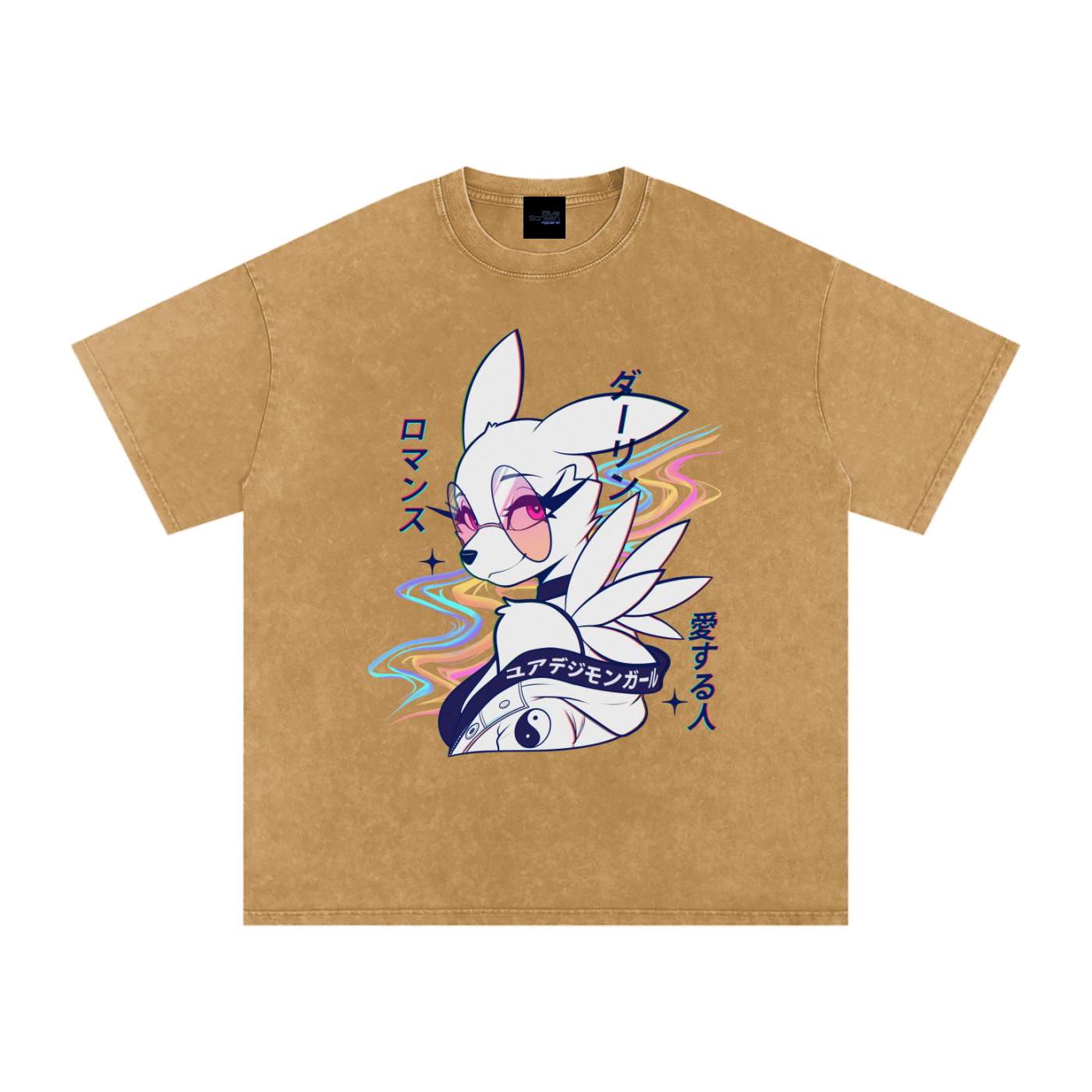 YourDigimonGirl "Rose Pink Eyes" Snow Wash Tee