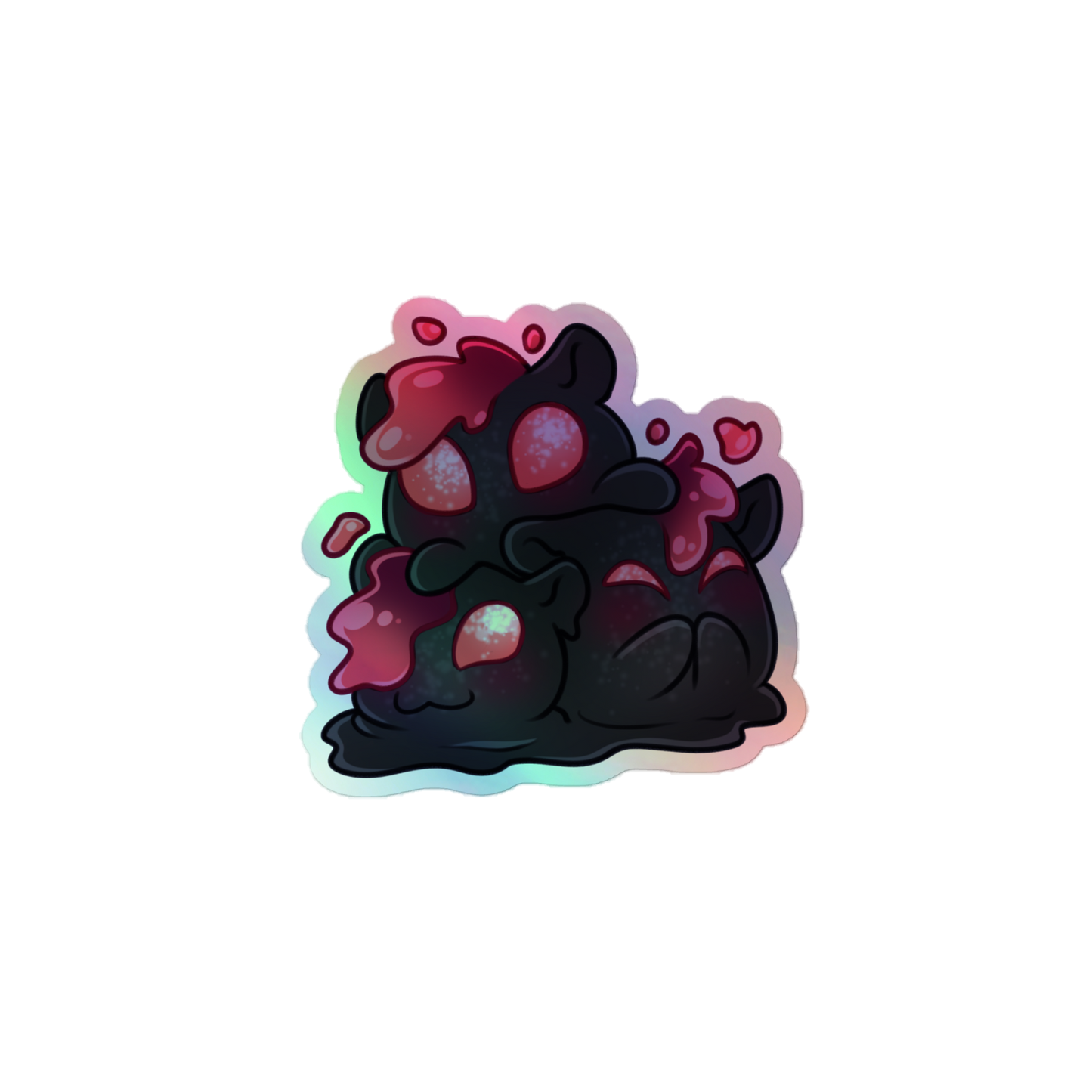 BBQ "Slime" Holographic Stickers