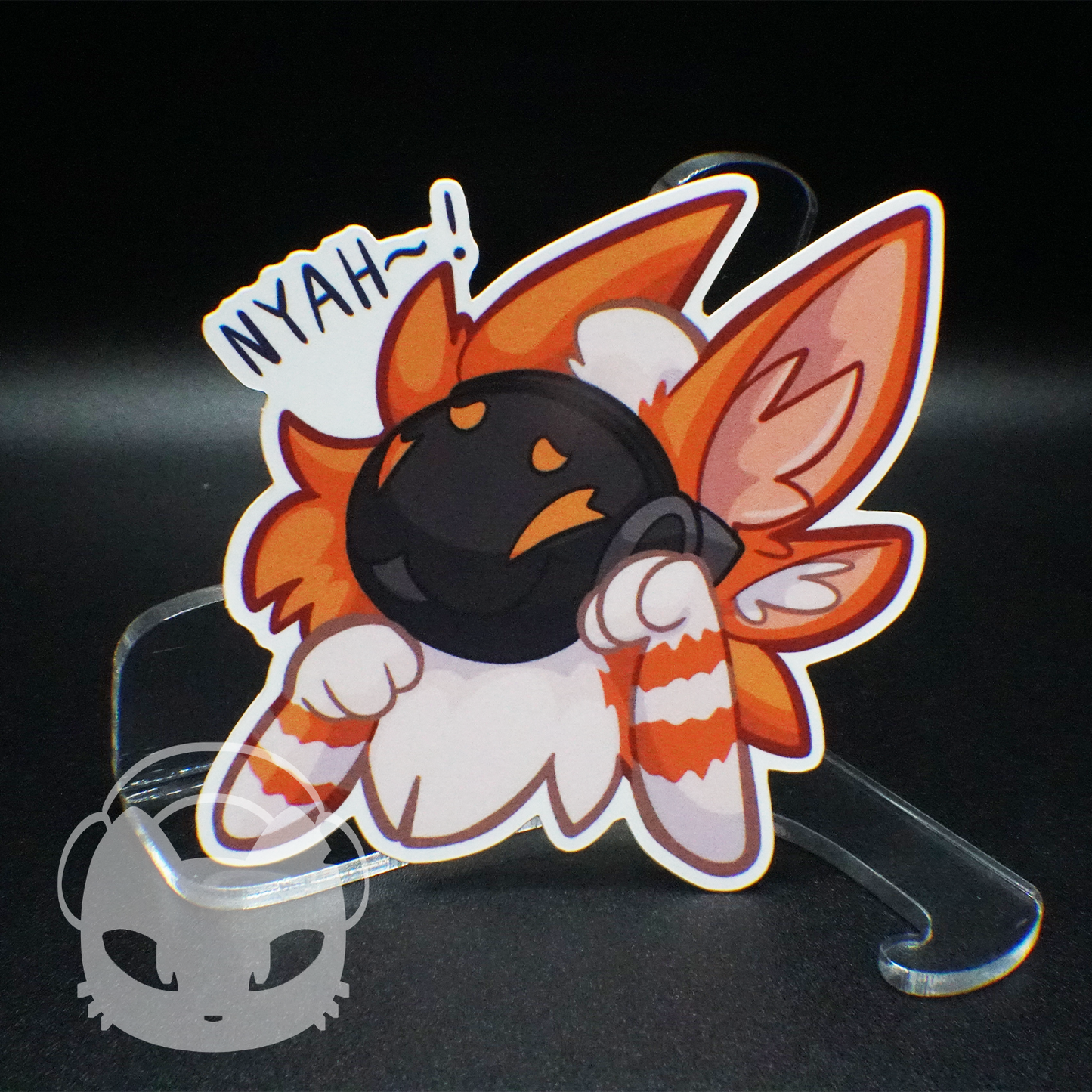 Coffee "Nyah Cute" Sticker