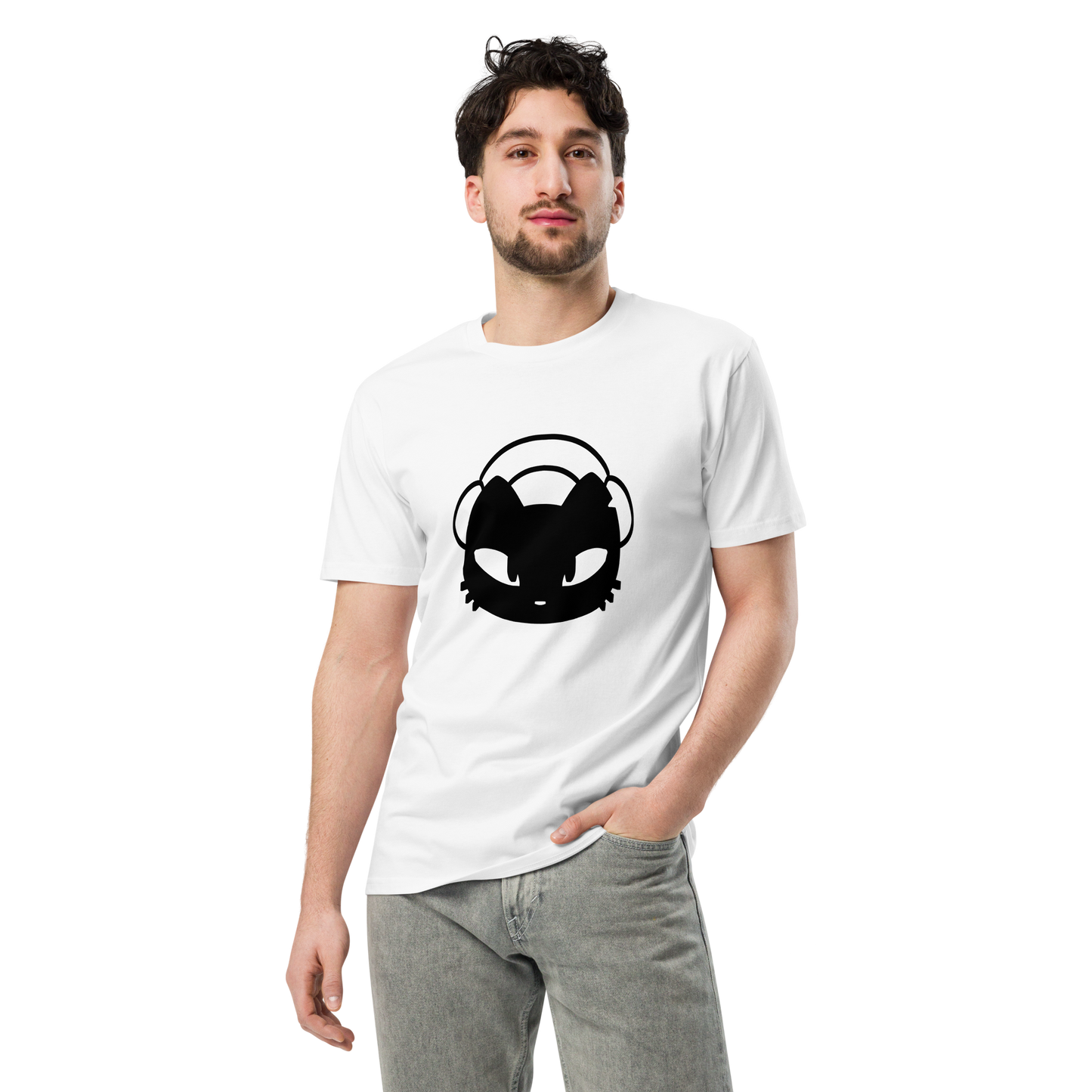 SketchyProtogen "Headphone Cat" Logo Tee