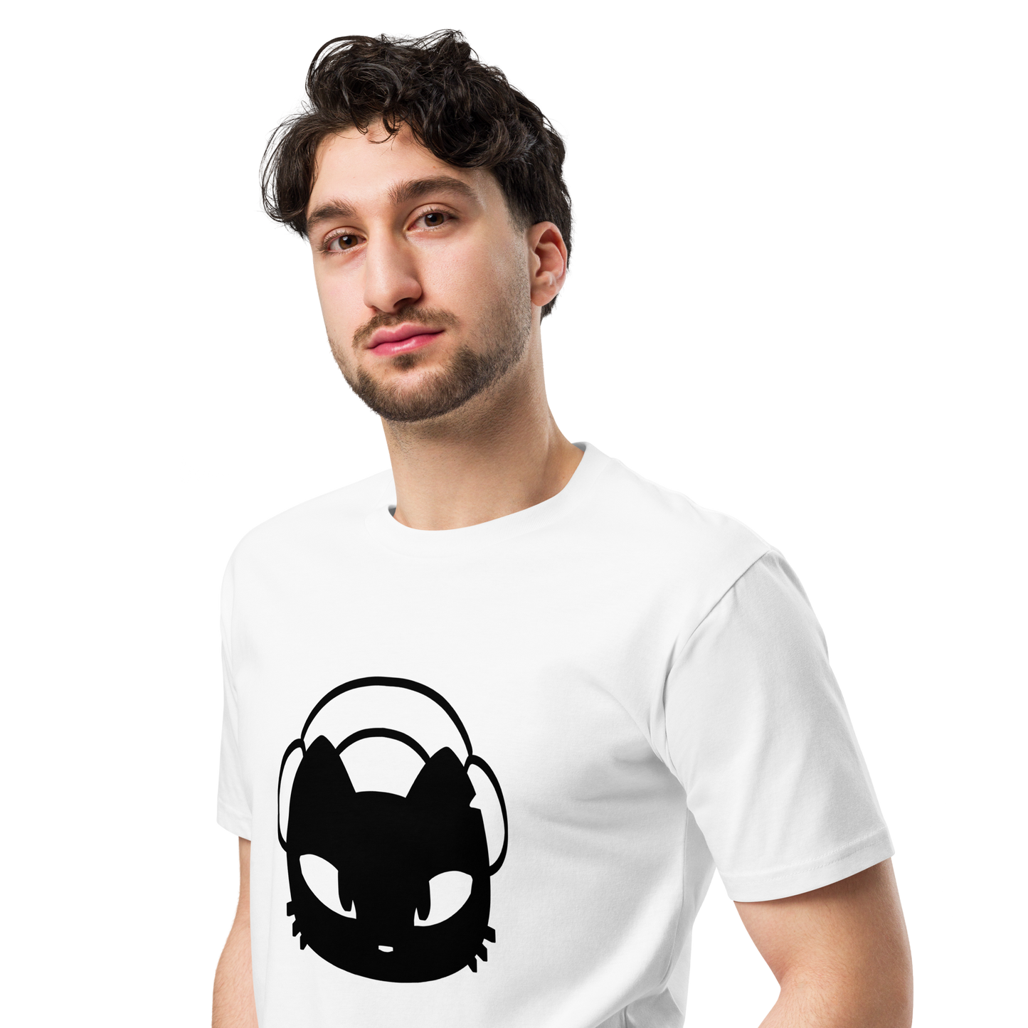 SketchyProtogen "Headphone Cat" Logo Tee