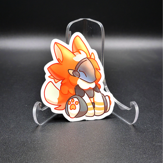 SketchyProtogen "Coffee Frutiger Aero" Sticker