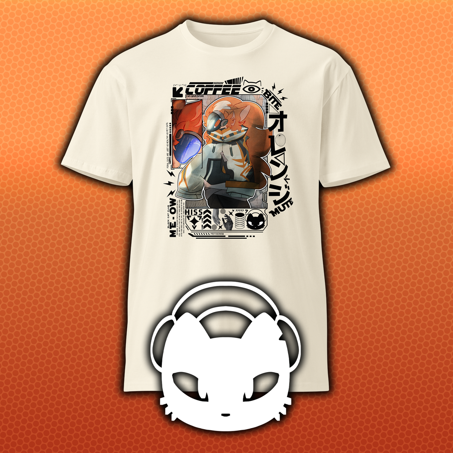 SketchyProtogen Coffee Logo Tee