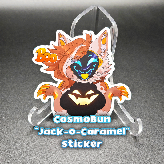 Cosmo "Jack-o-Caramel" Sticker
