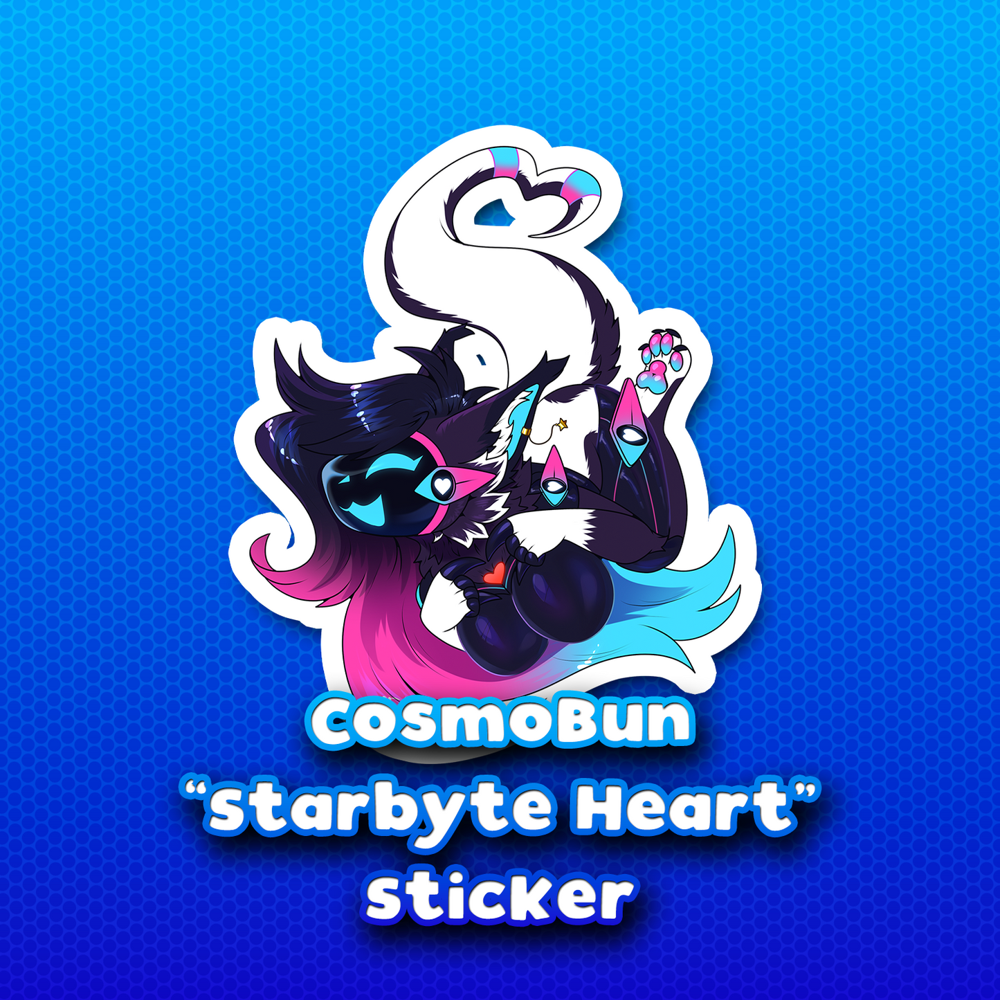 Cosmo "Starbyte heart" Sticker [Pre-Order]