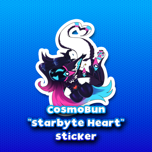 Cosmo "Starbyte heart" Sticker [Pre-Order]