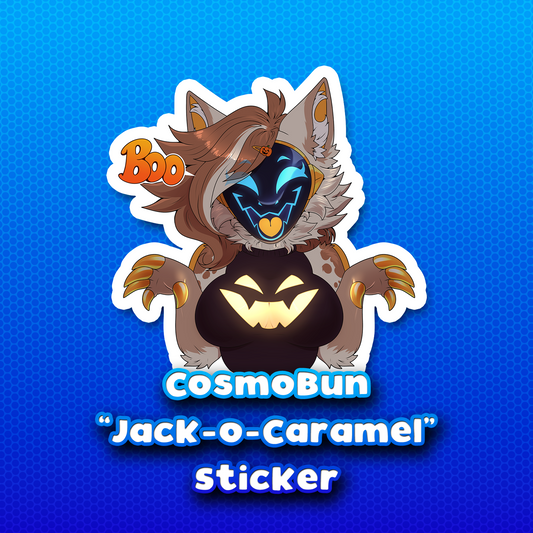 Cosmo "Jack-o-Caramel" Sticker [Pre-Order]