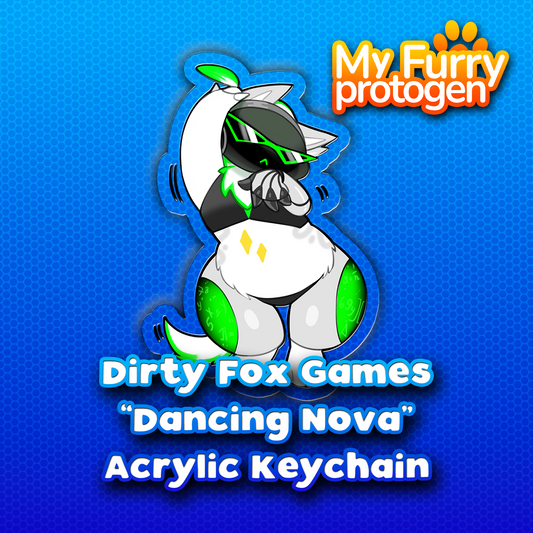 My Furry Protogen Nova "Dancing" Keychain [Pre-Order]
