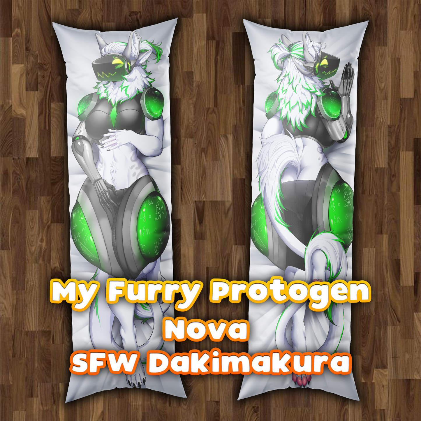 My Furry Protogen "Nova" Dakimakura [Pre-Order]