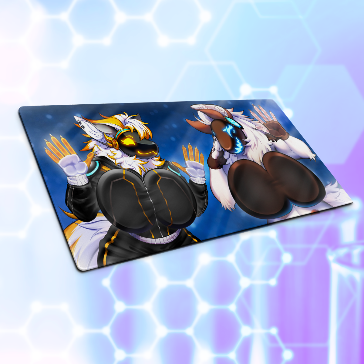DirtyFoxGames - Window Press Desk Mat