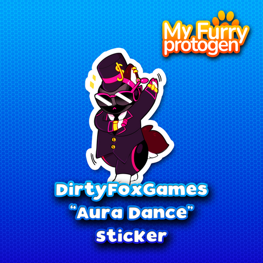 My Furry Protogen "Aura Dancing" Sticker [Pre-Order]