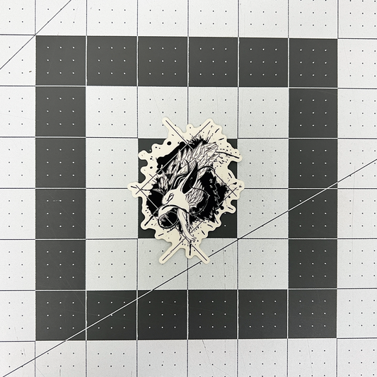 Devious - Splatter Scream Sticker
