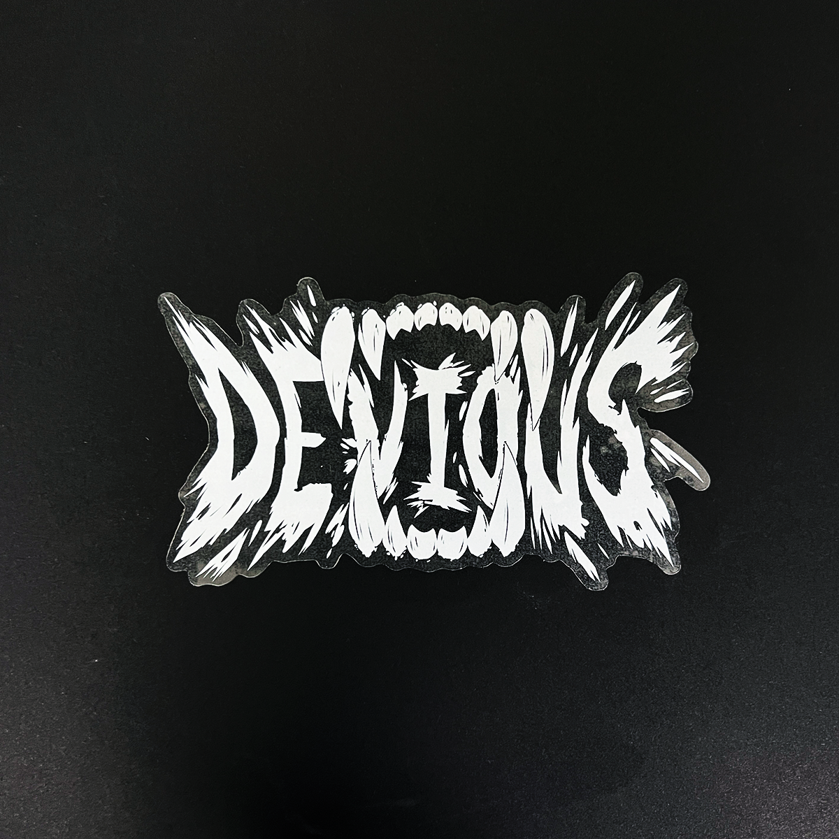 Devious - Transparent Window Sticker
