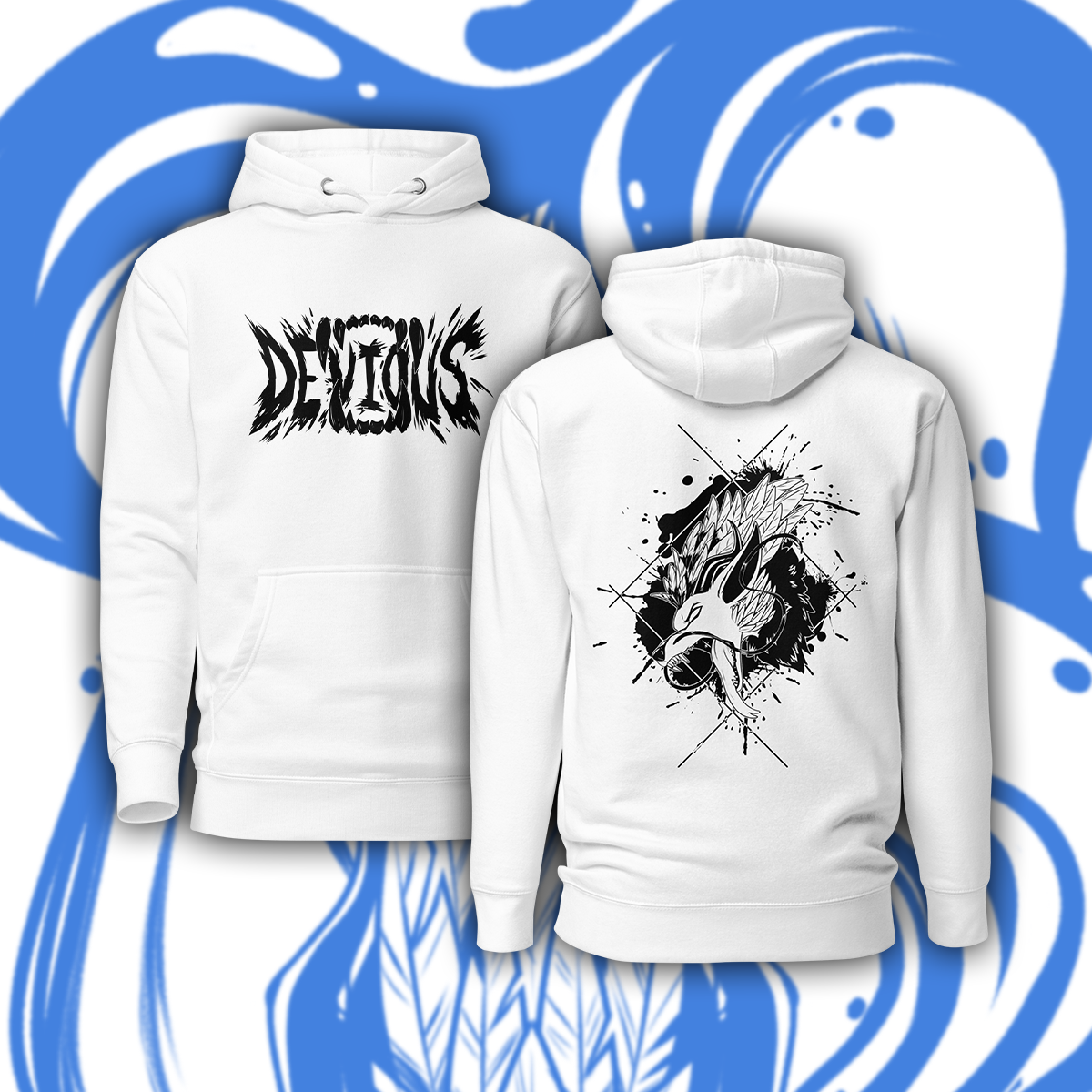Devious - Splatter Scream Hoodie