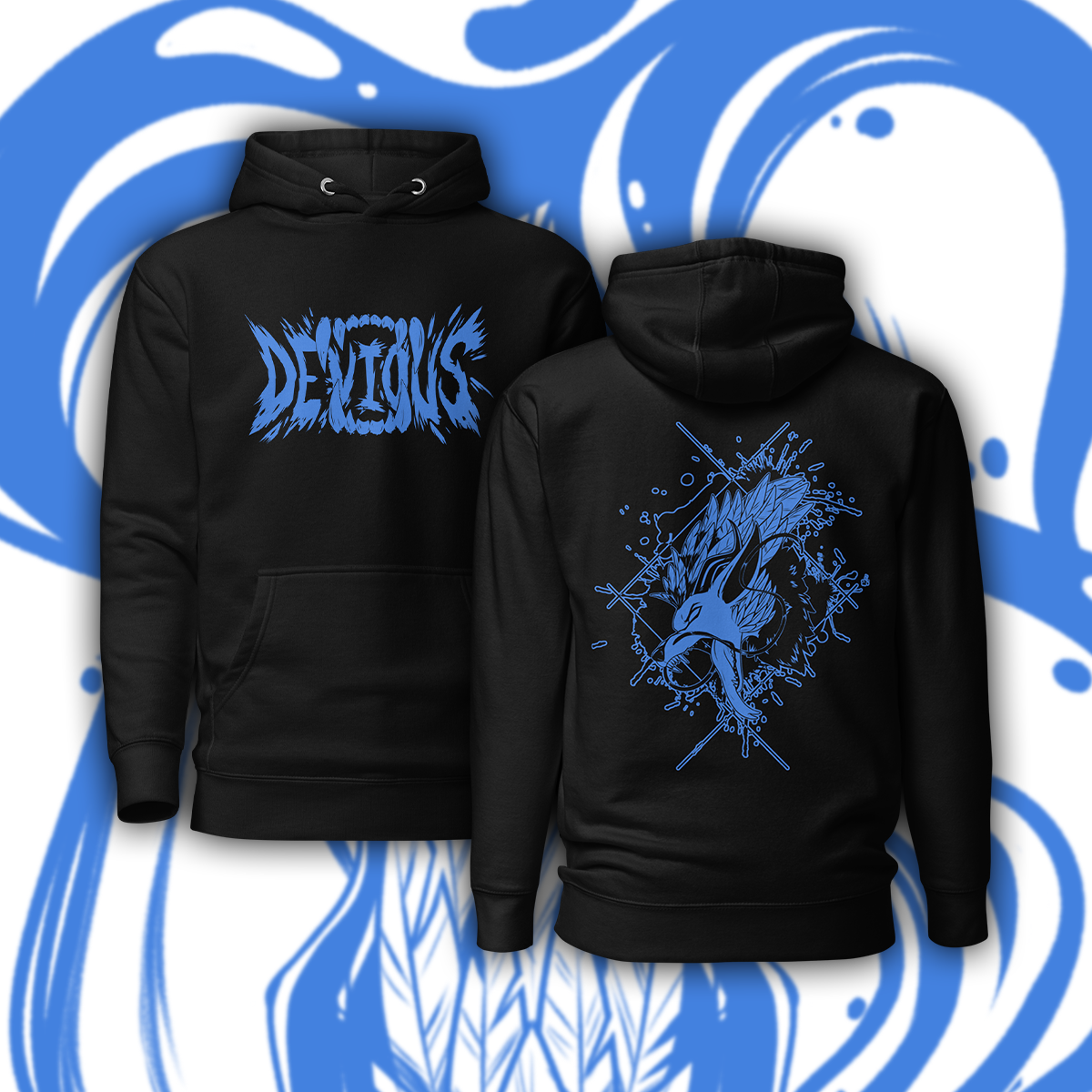 Devious - Splatter Scream Hoodie