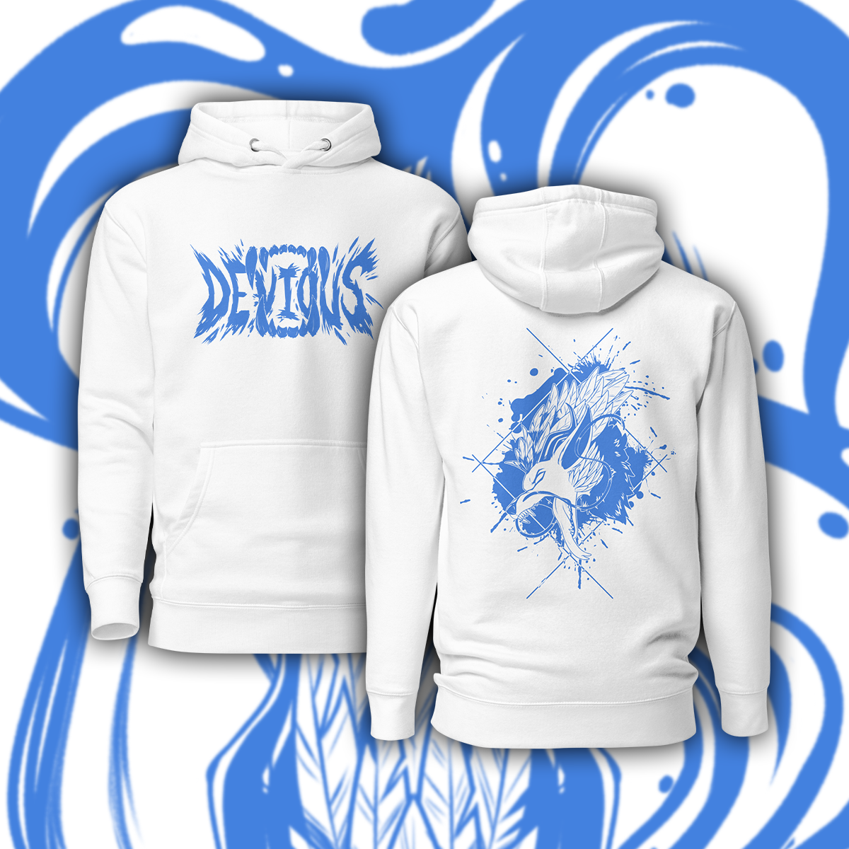Devious - Splatter Scream Hoodie