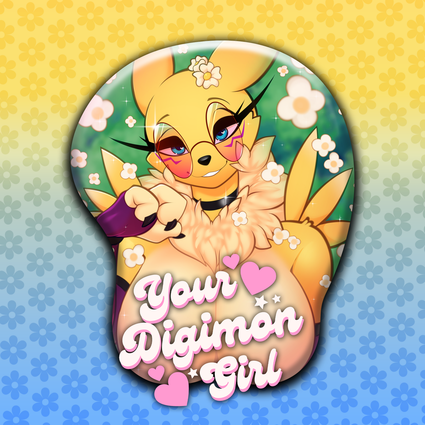YourDigimonGirl "Oppai" 3D Mousepad [Pre-Order]