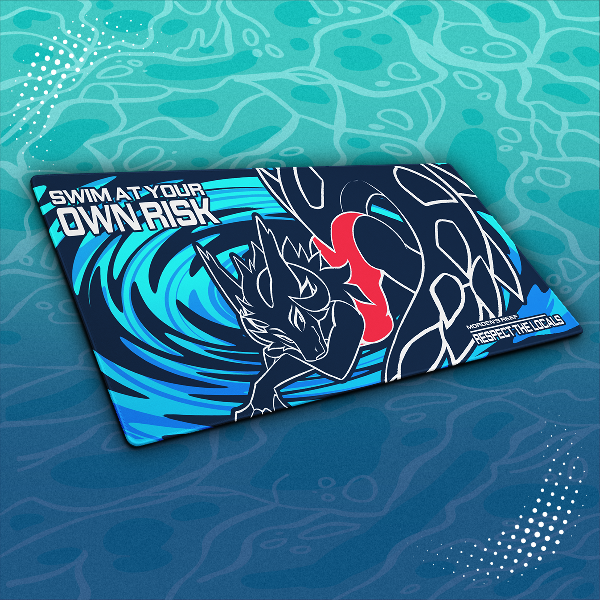Wicker Cave "Swim At Your Own Risk" Deskmat