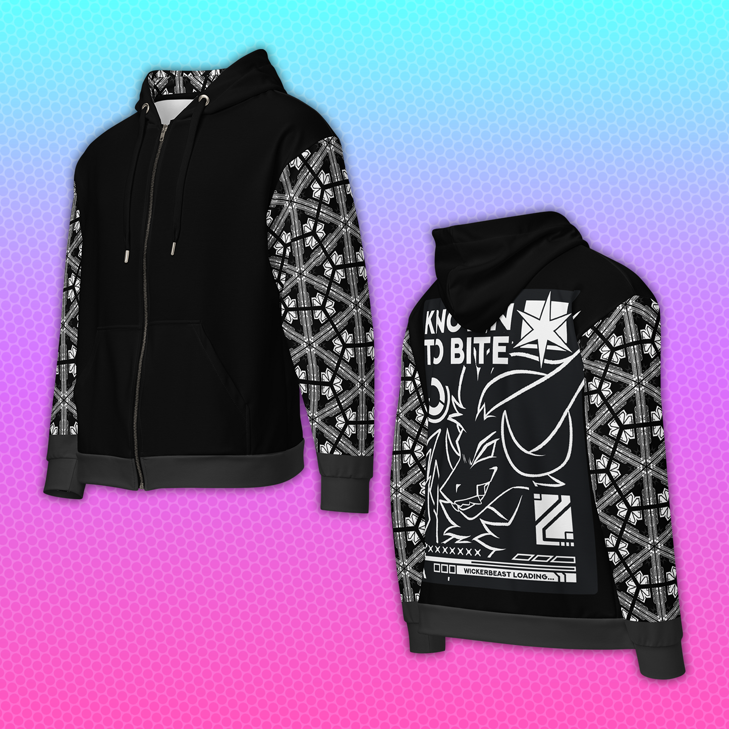 Wicker Cave "WICKERR0R" Zip Hoodie