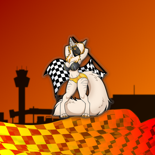 Juno "Flag Girl" Sticker